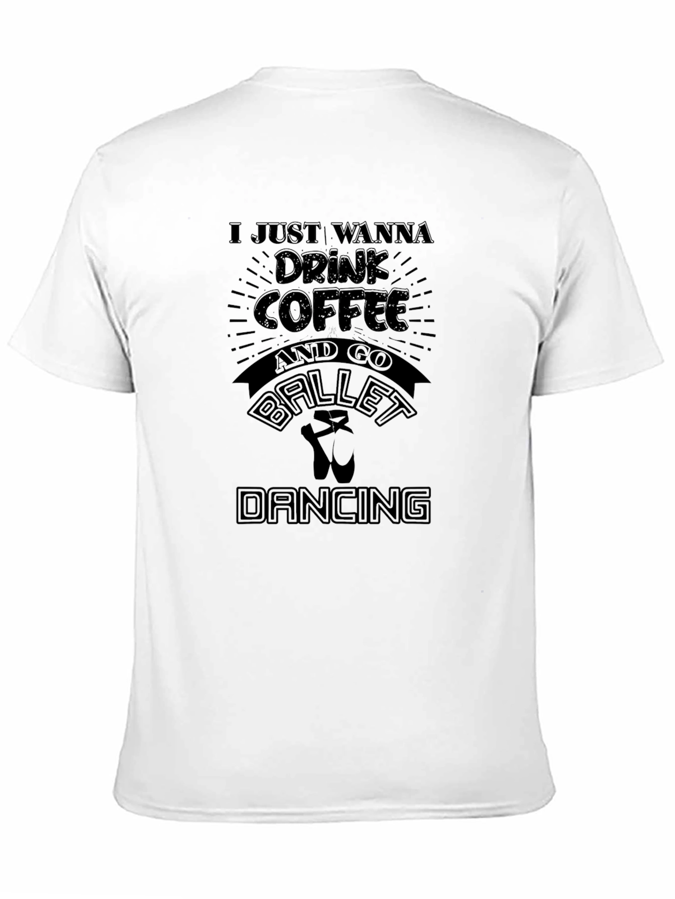 Coffee Ballet Dancing Graphic T-Shirt