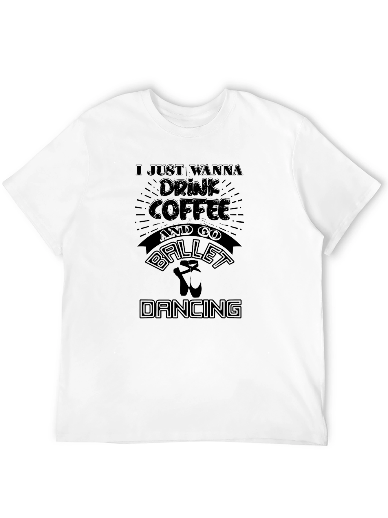 Coffee Ballet Dancing Graphic T-Shirt