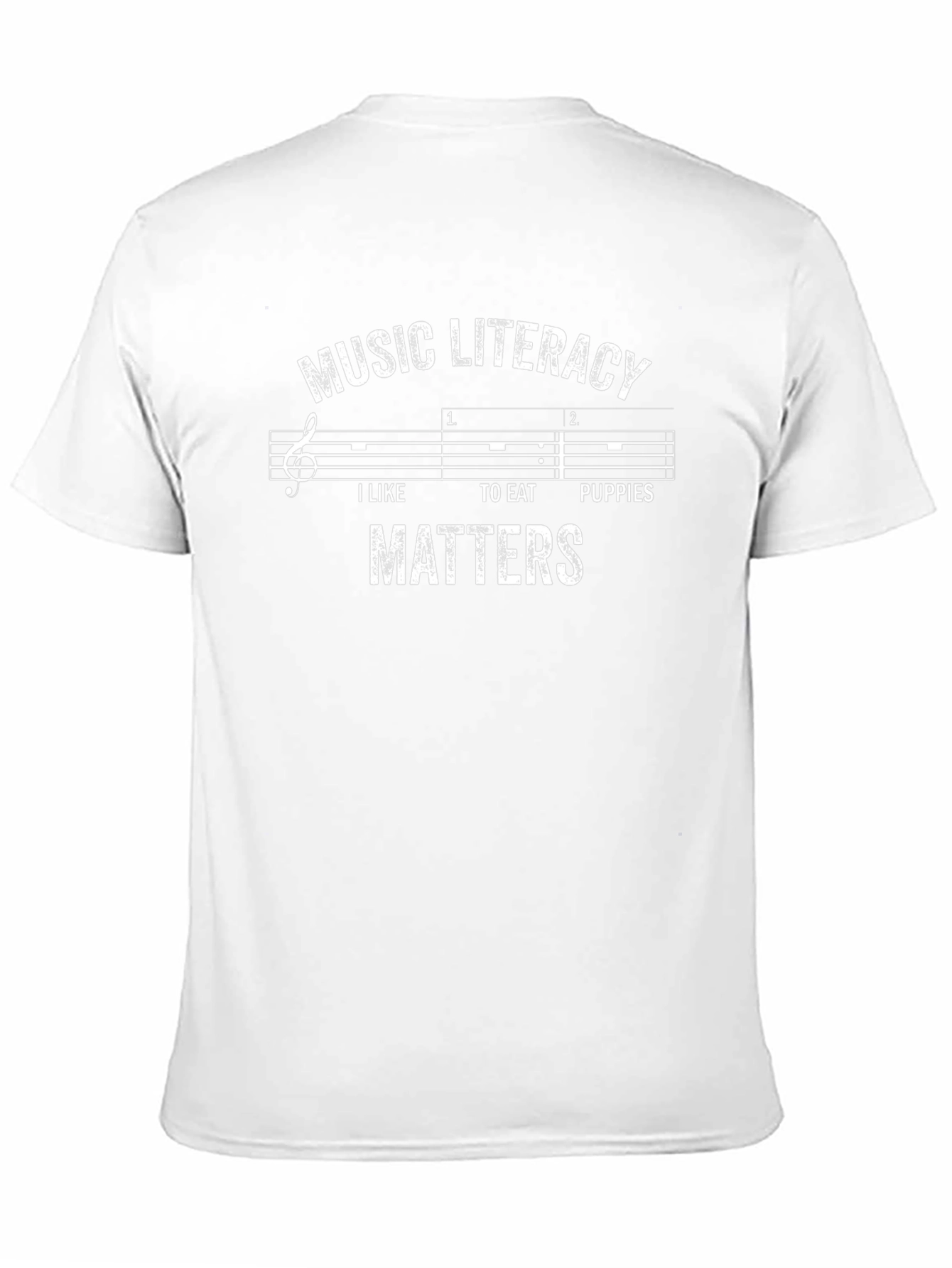 Music Literacy Matters T-Shirt Funny Music Pun