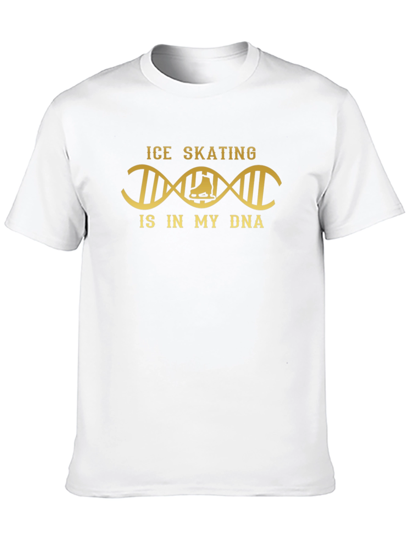 Ice Skating DNA Graphic T-Shirt