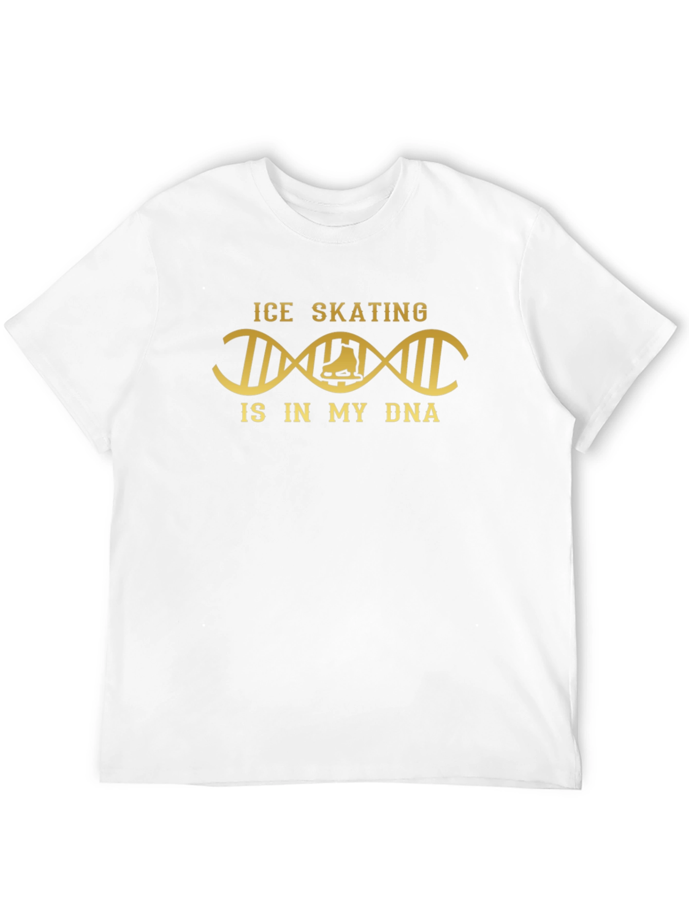Ice Skating DNA Graphic T-Shirt