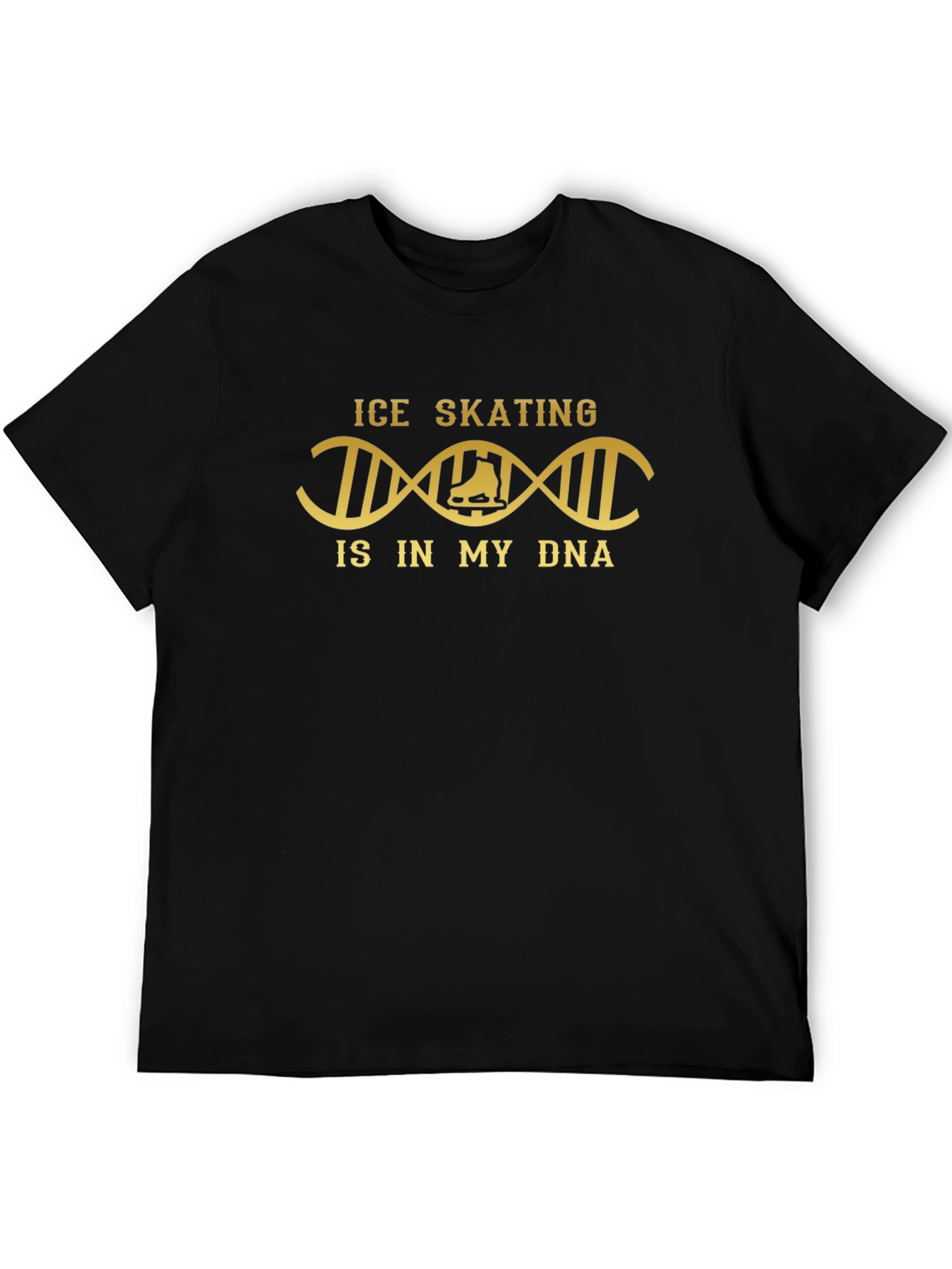 Ice Skating DNA Graphic T-Shirt