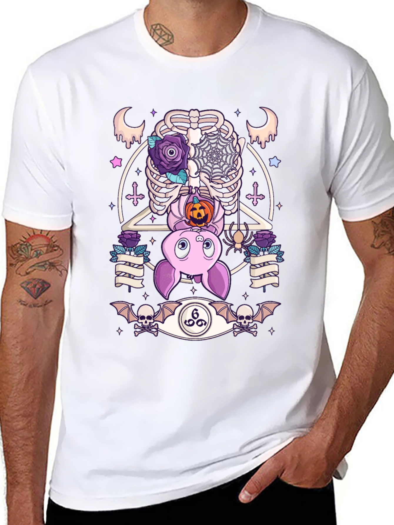 Gothic Halloween Bat T-Shirt