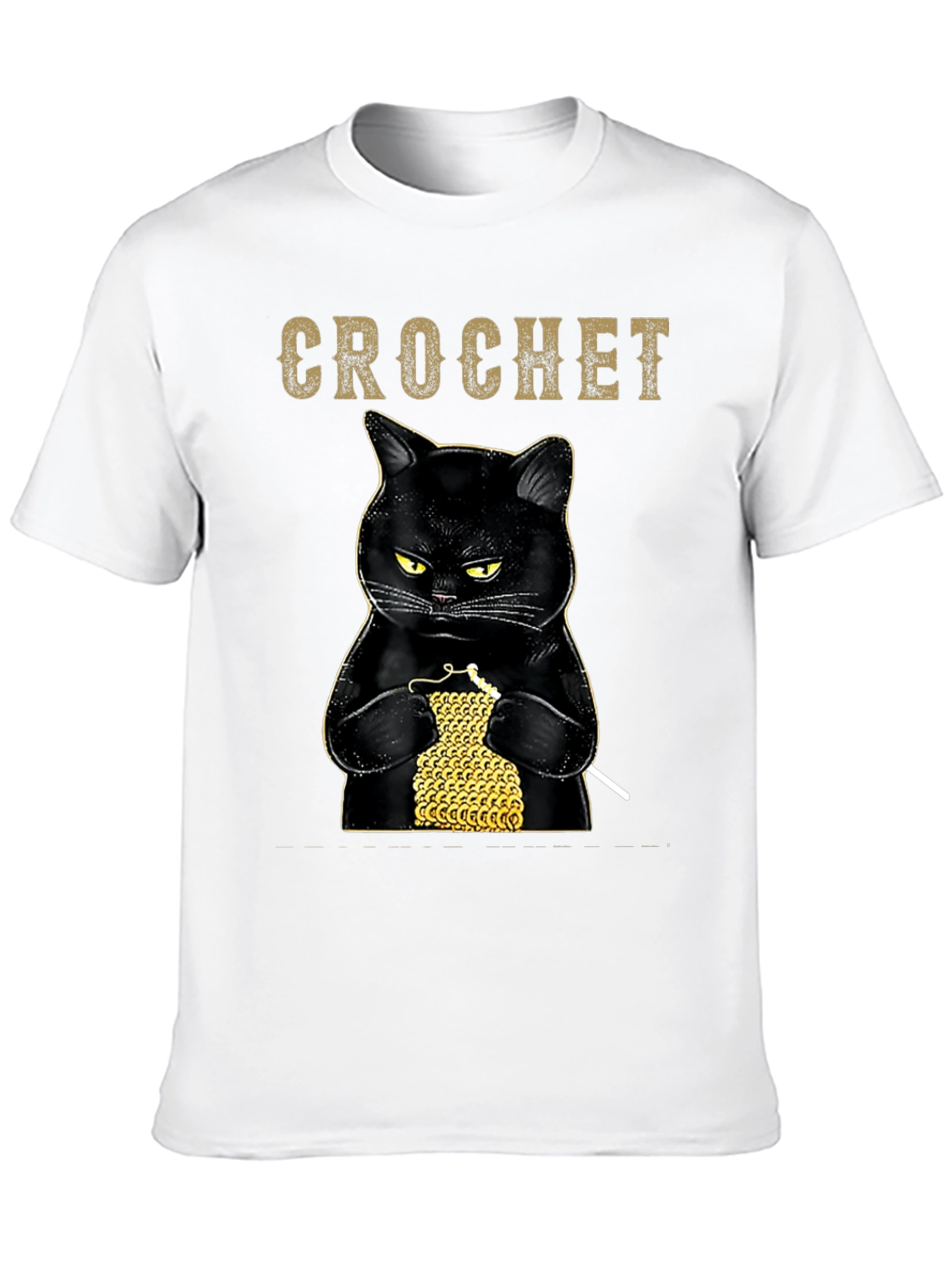 Crochet Cat T-Shirt