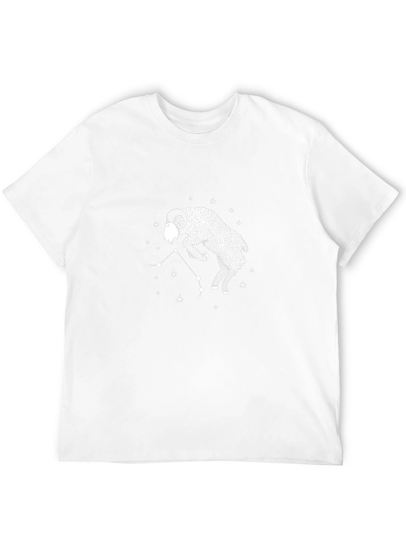 Aries Constellation Black T-Shirt