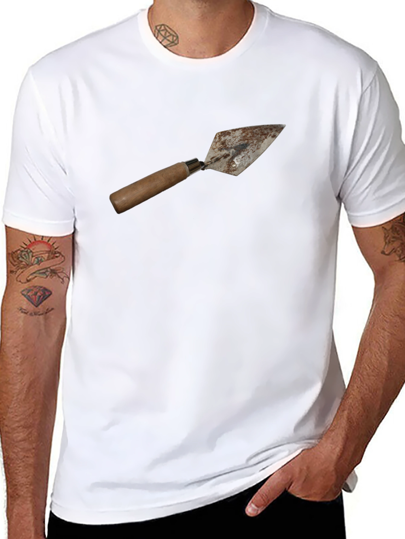 Trowel Graphic T-Shirt - Novelty Construction Tee