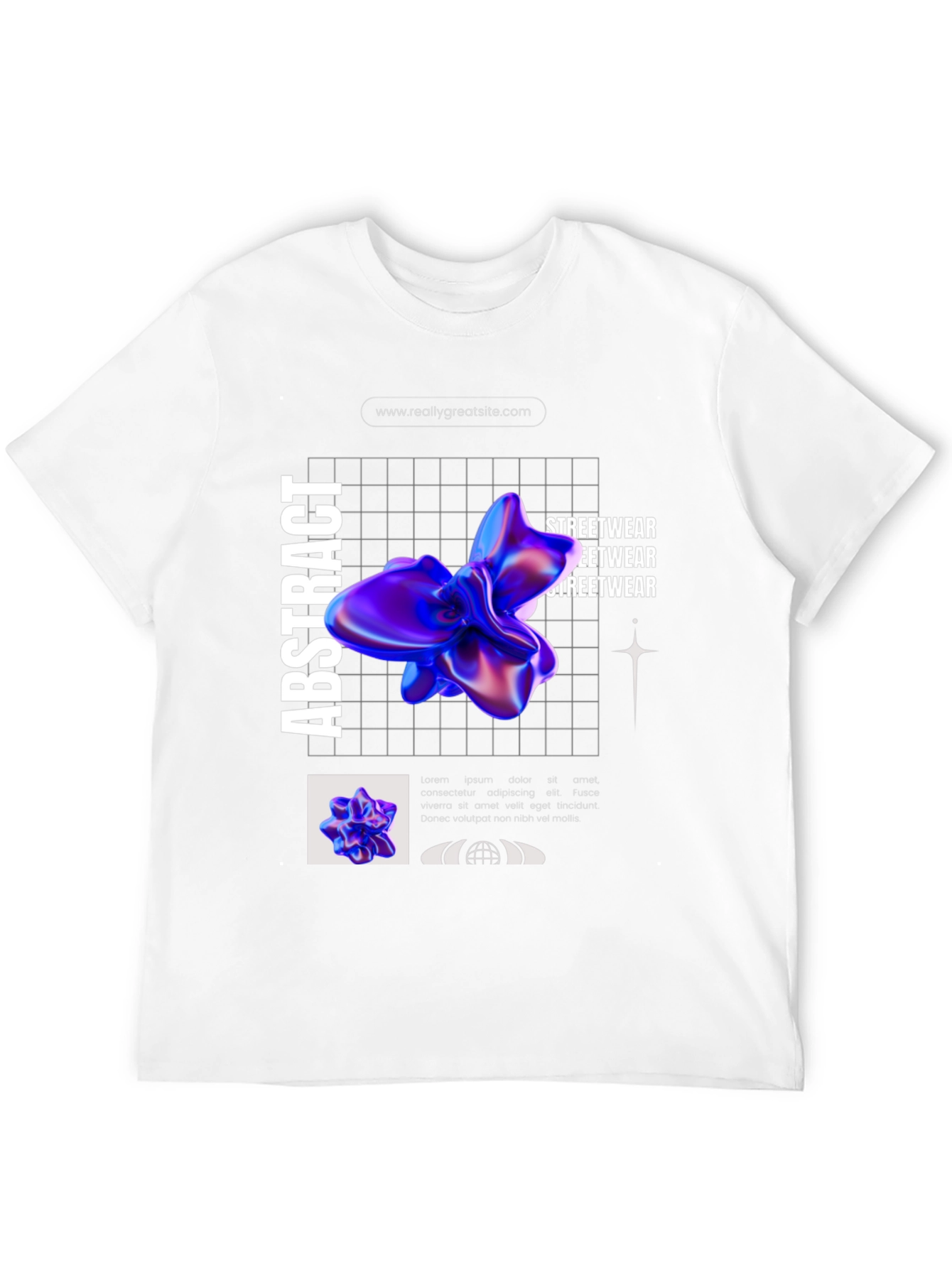Abstract Graphic Print T-Shirt