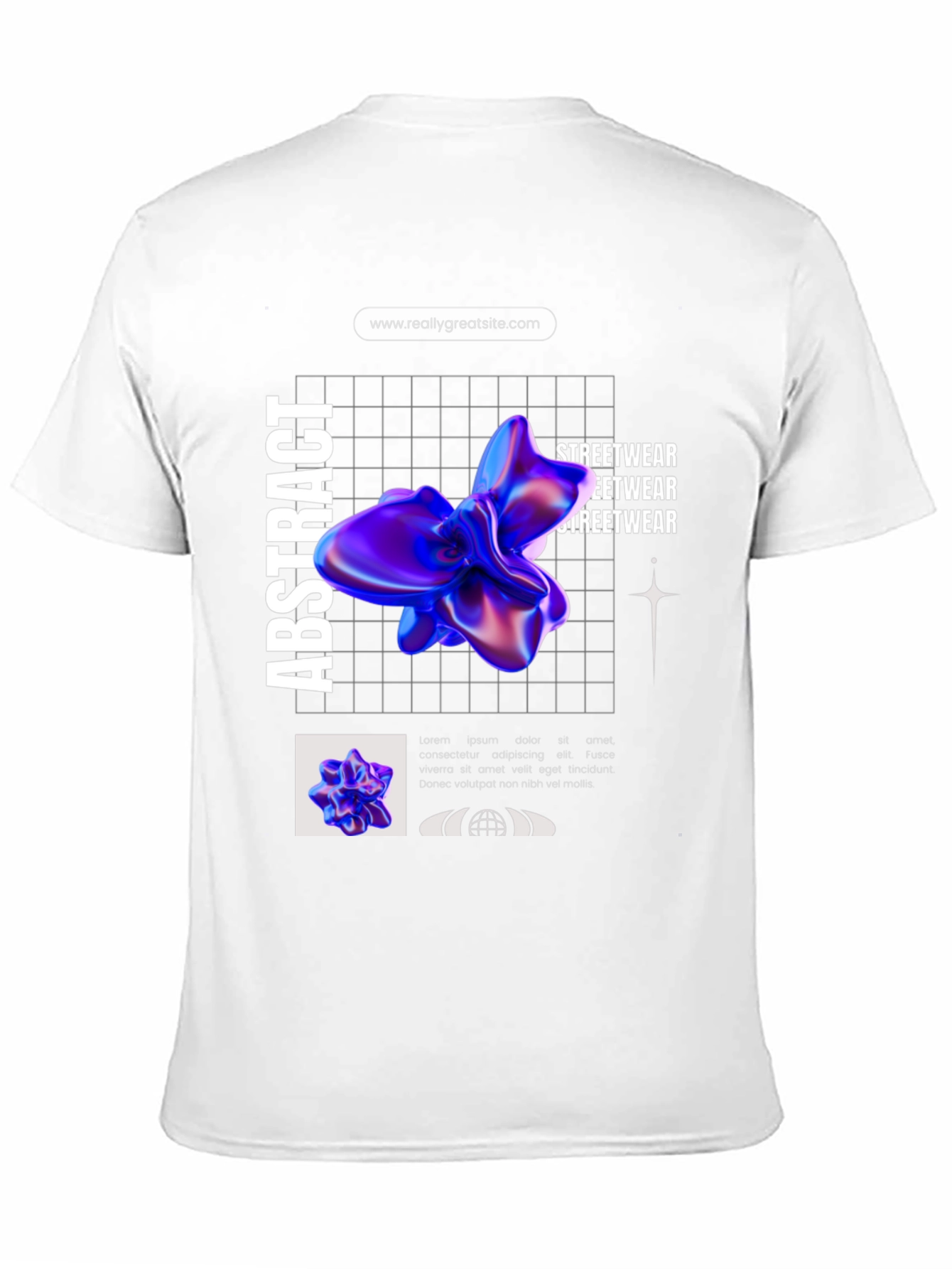 Abstract Graphic Print T-Shirt