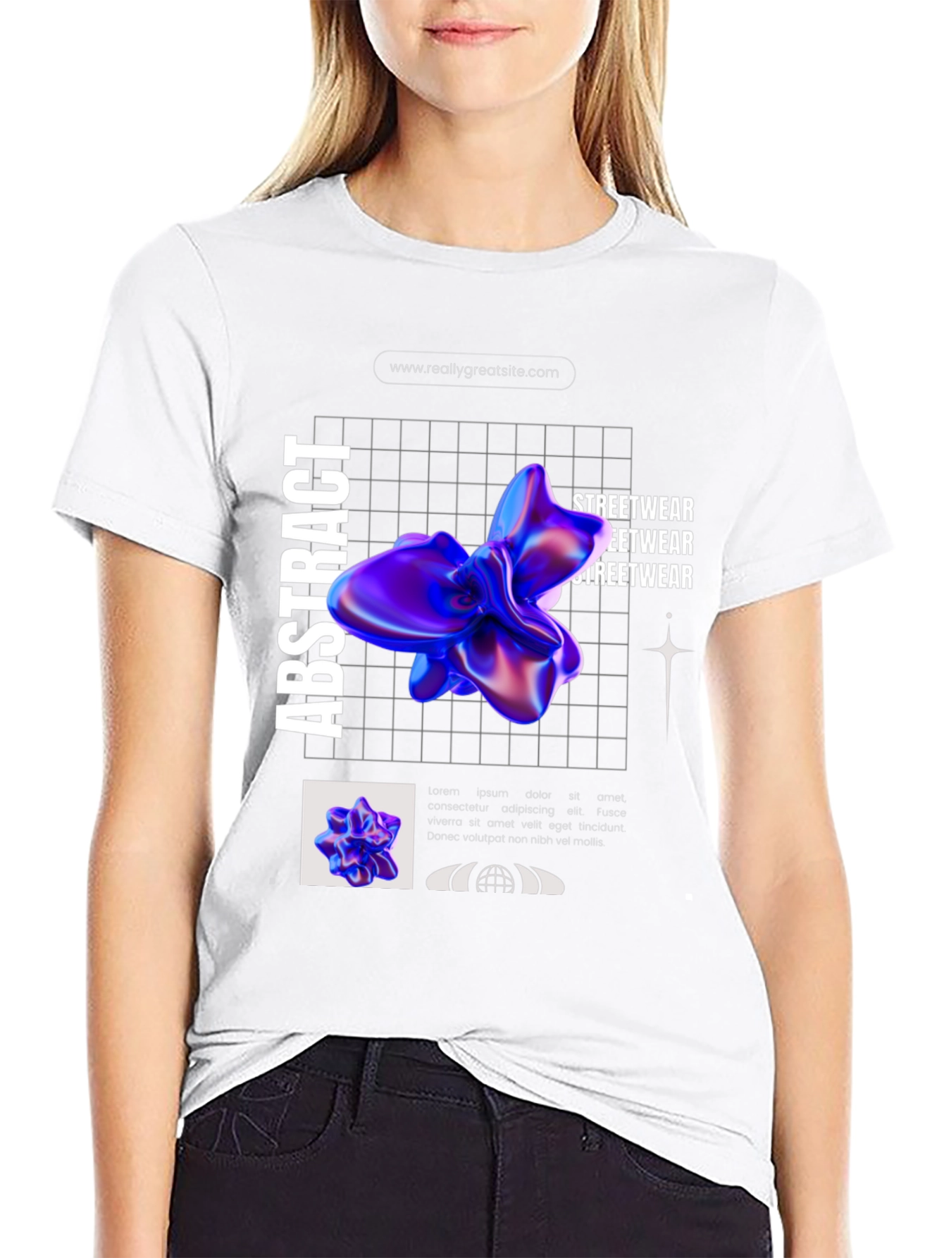 Abstract Graphic Print T-Shirt