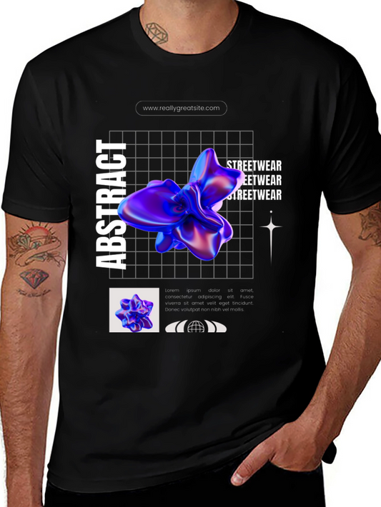Abstract Graphic Print T-Shirt