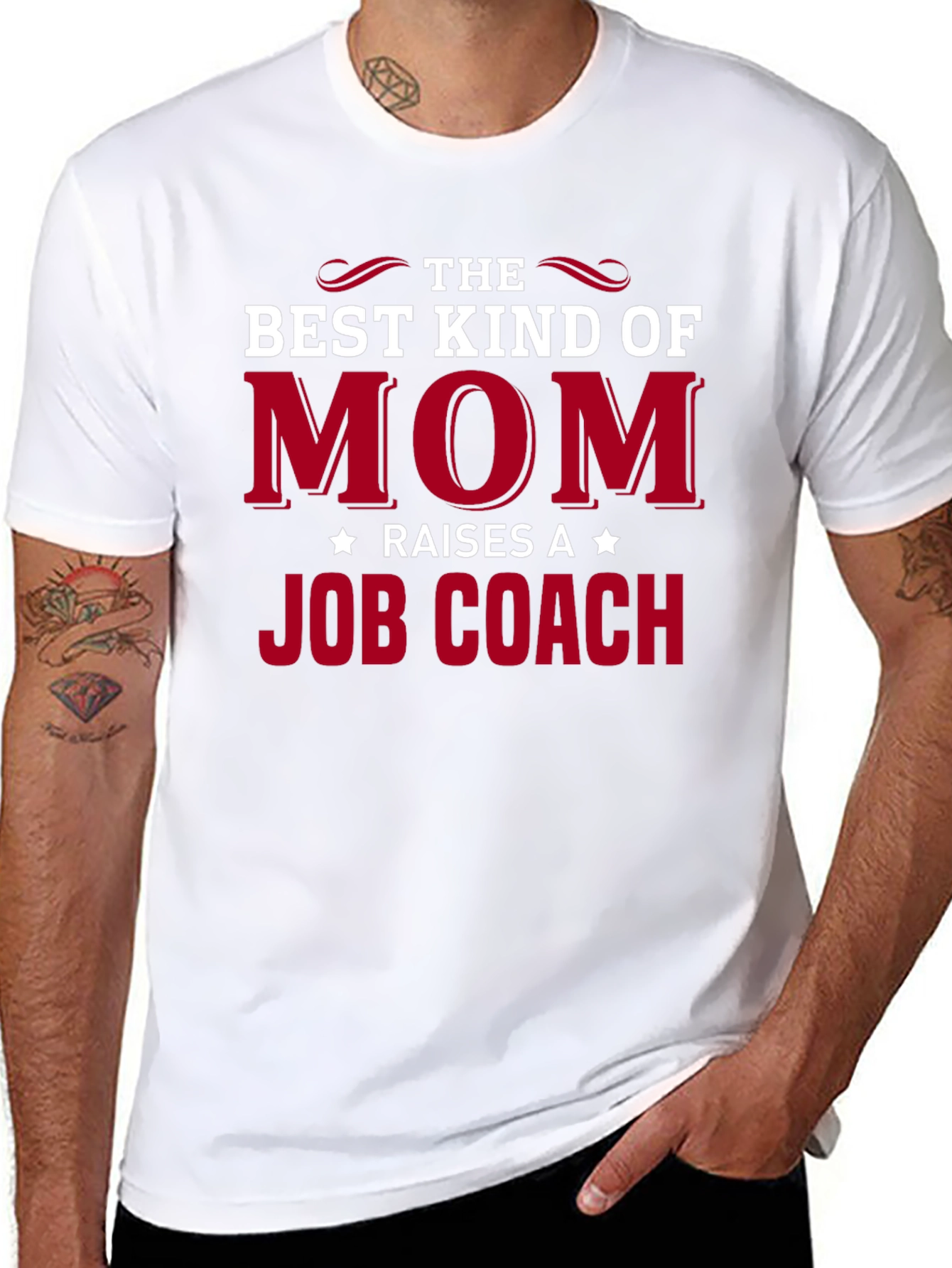 Best Mom Raises Job Coach T-Shirt