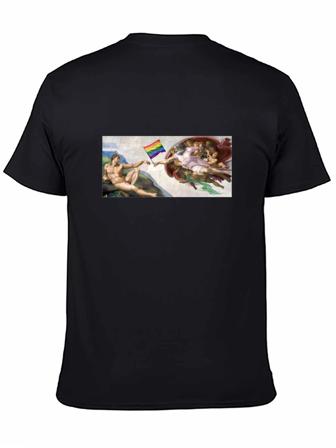 LGBTQ+ Creation of Adam Black T-Shirt