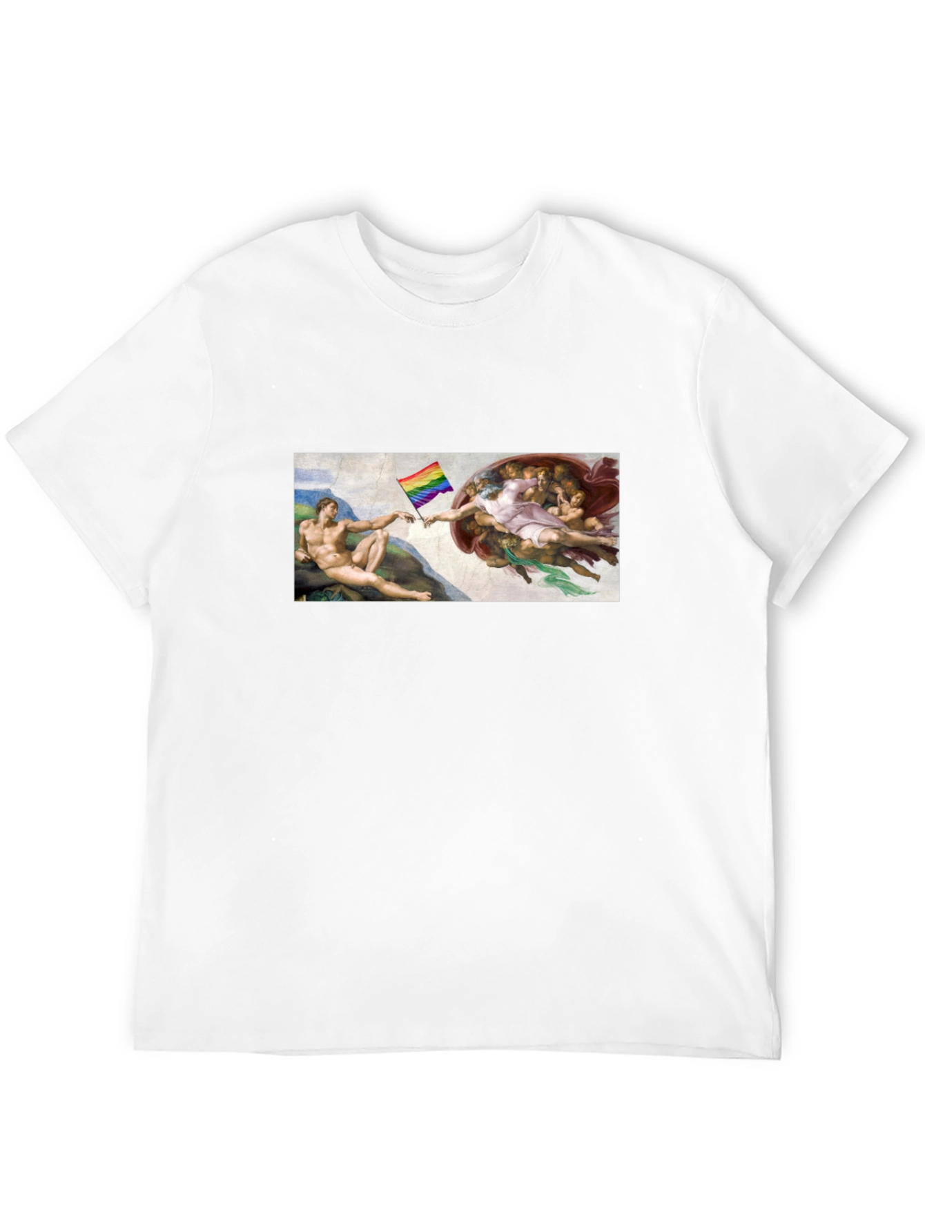 LGBTQ+ Creation of Adam Black T-Shirt