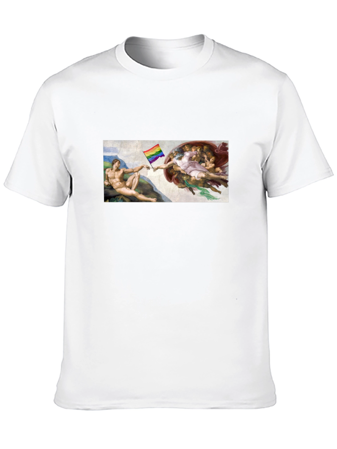 LGBTQ+ Creation of Adam Black T-Shirt