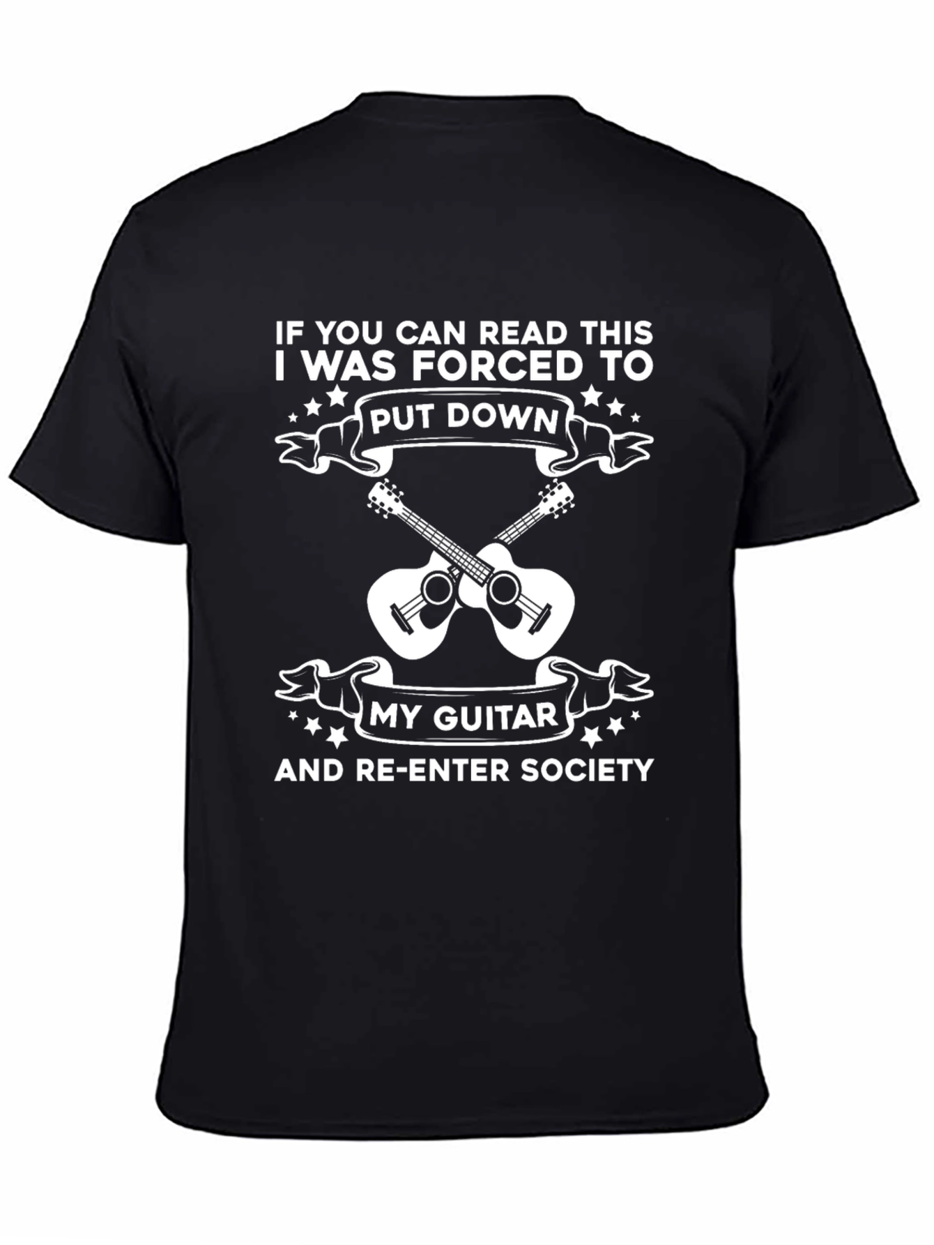 Funny Guitar T-Shirt: If You Can Read This...