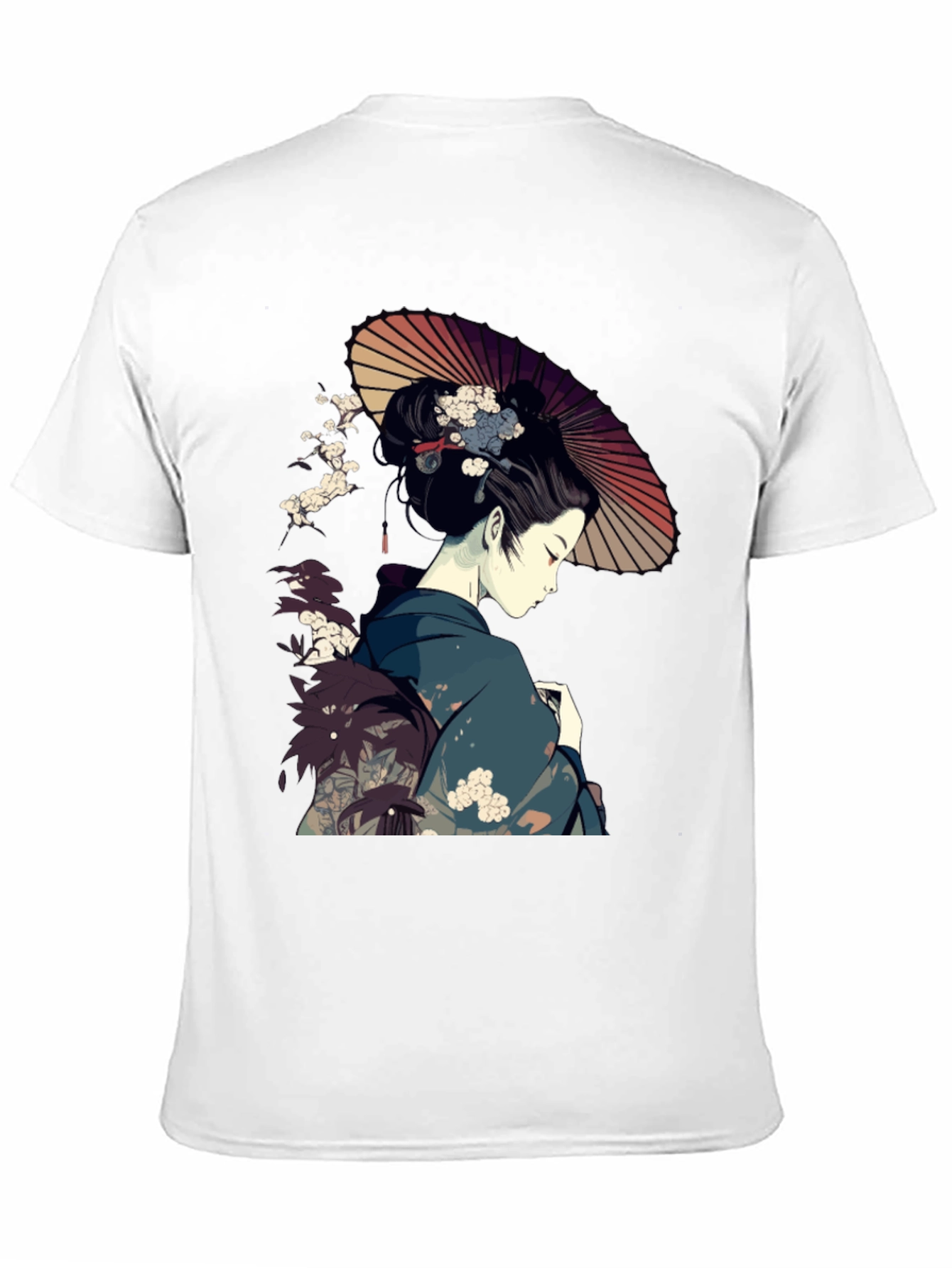 Geisha Art T-Shirt - Japanese Inspired Graphic Tee