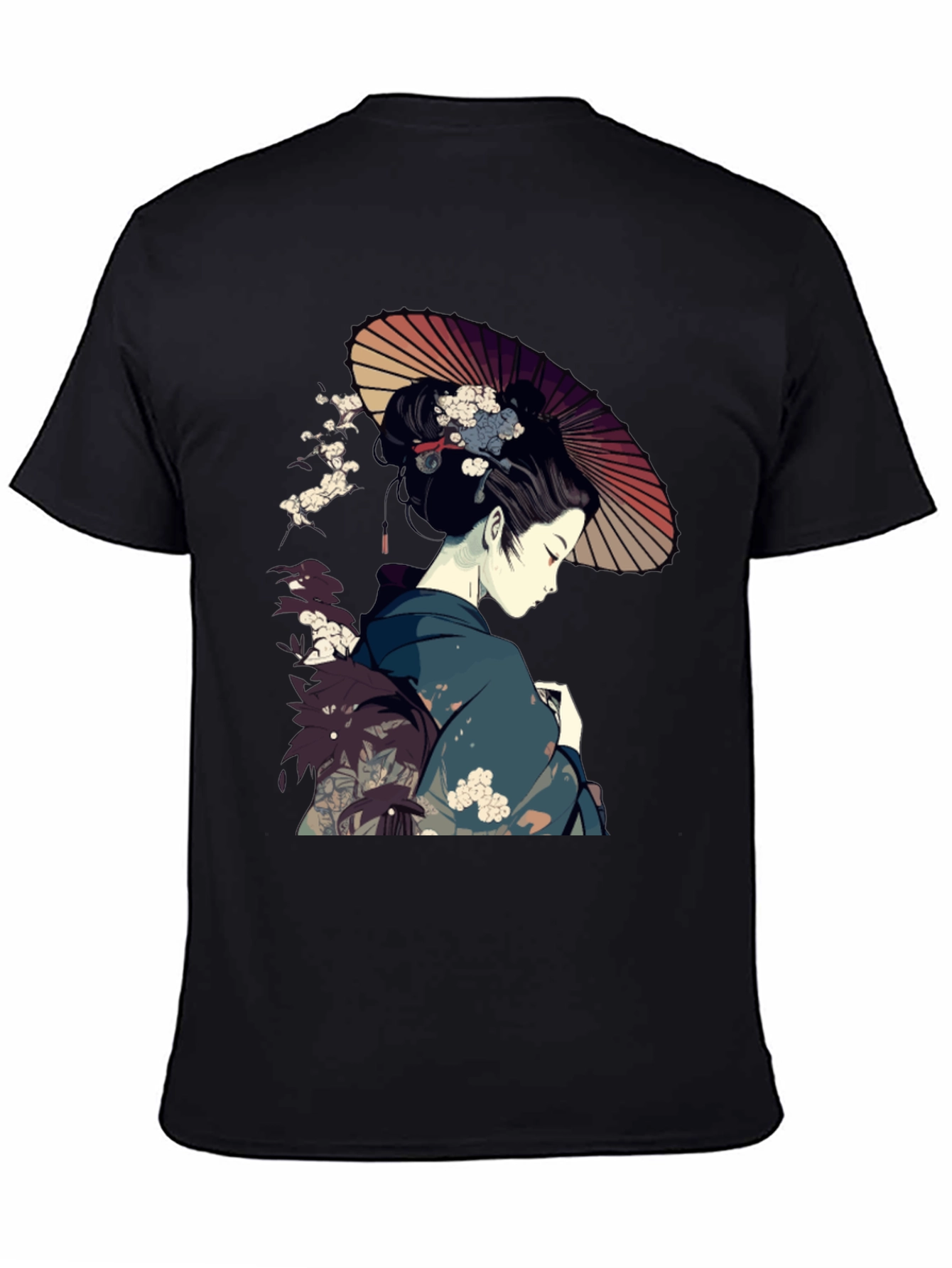 Geisha Art T-Shirt - Japanese Inspired Graphic Tee