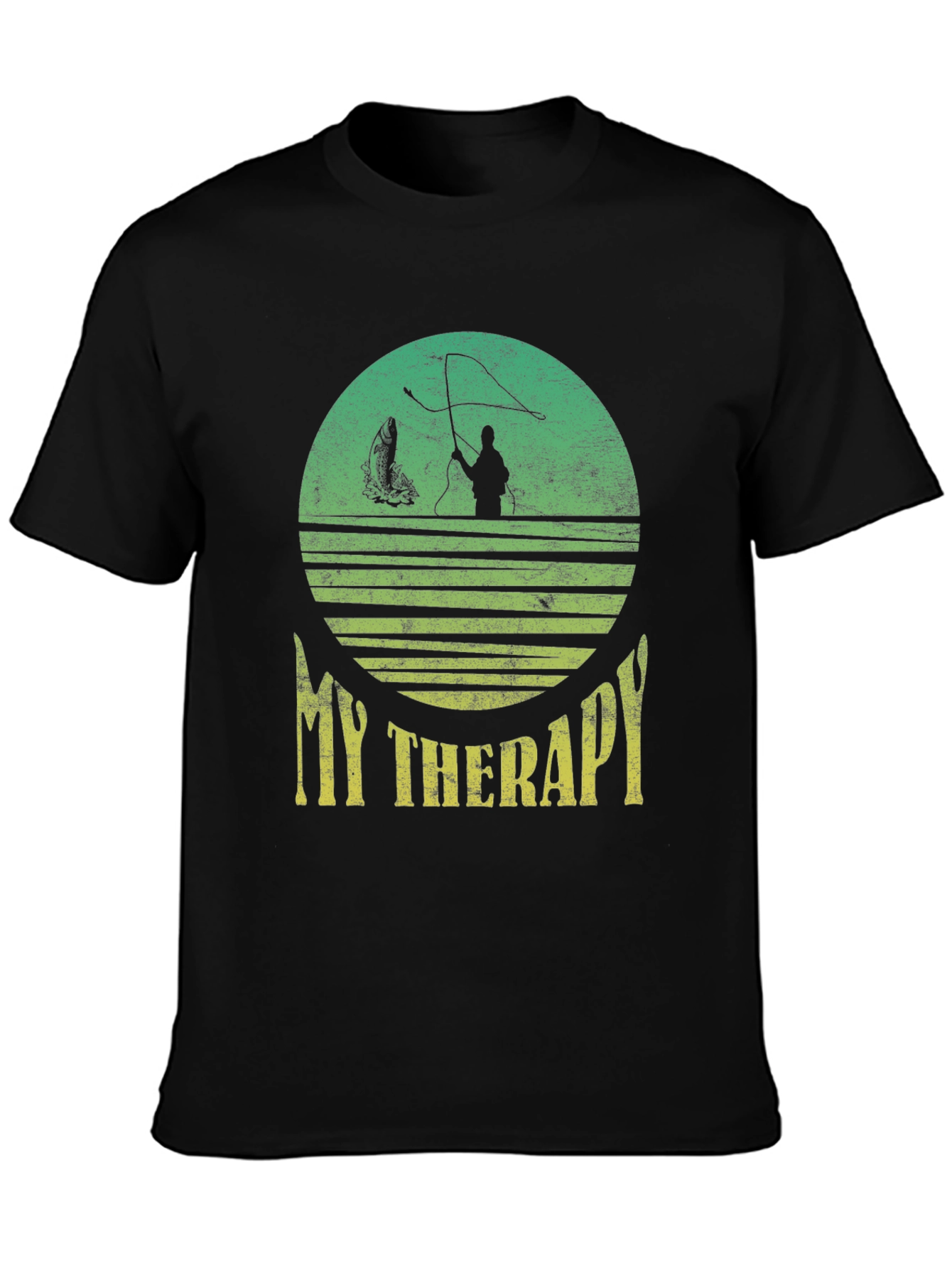Fishing Therapy T-Shirt - Anglers Apparel