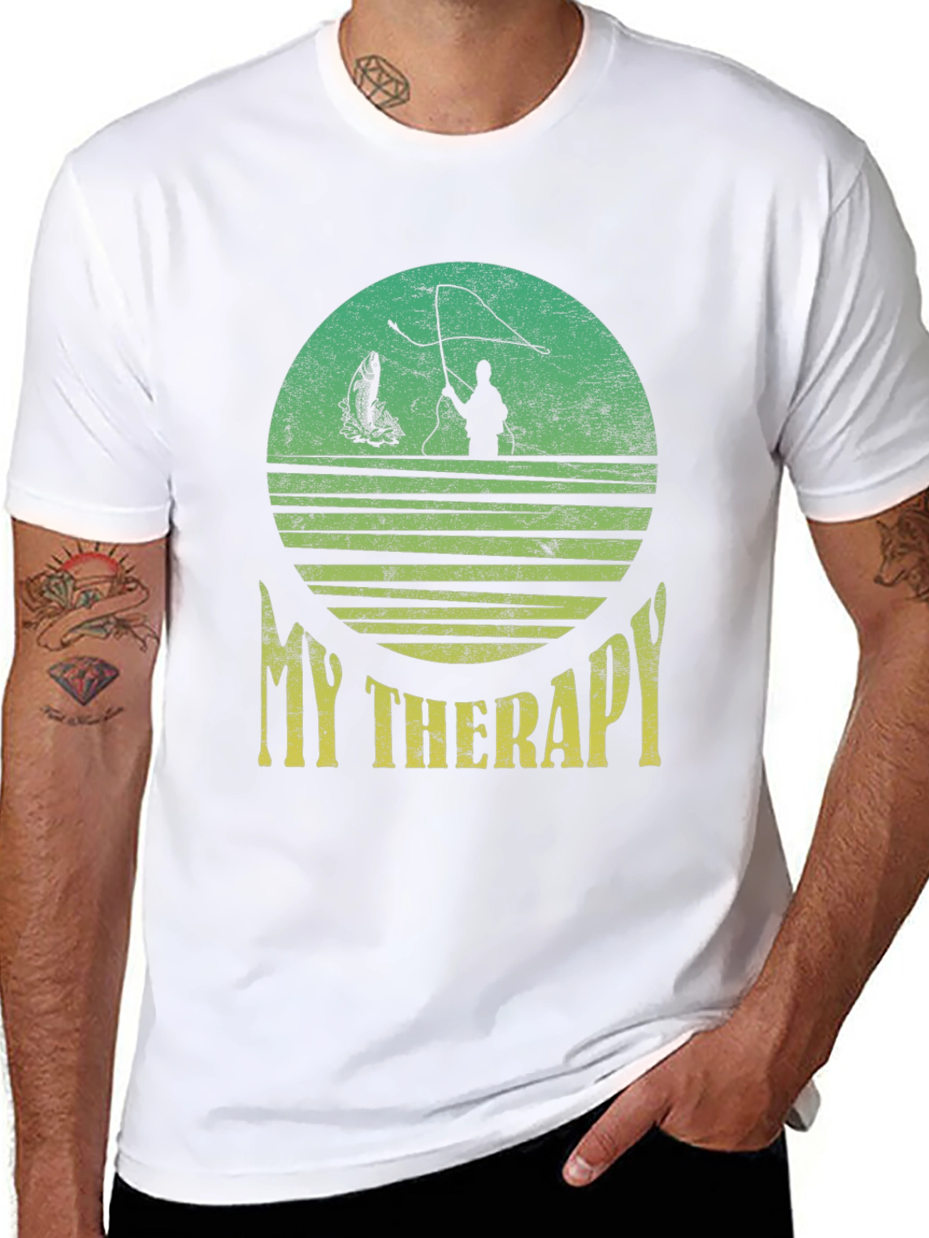Fishing Therapy T-Shirt - Anglers Apparel