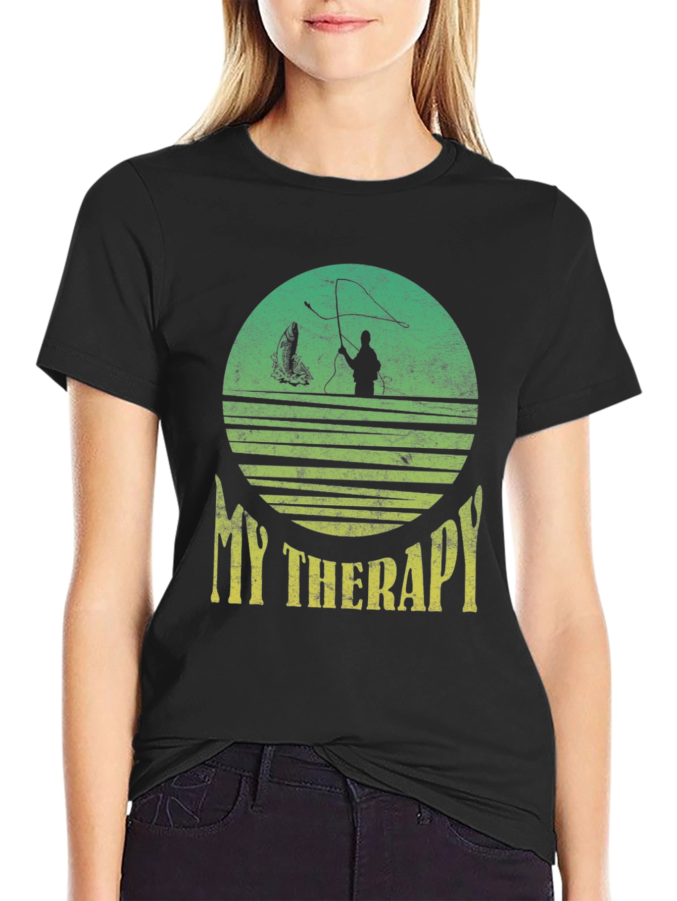 Fishing Therapy T-Shirt - Anglers Apparel