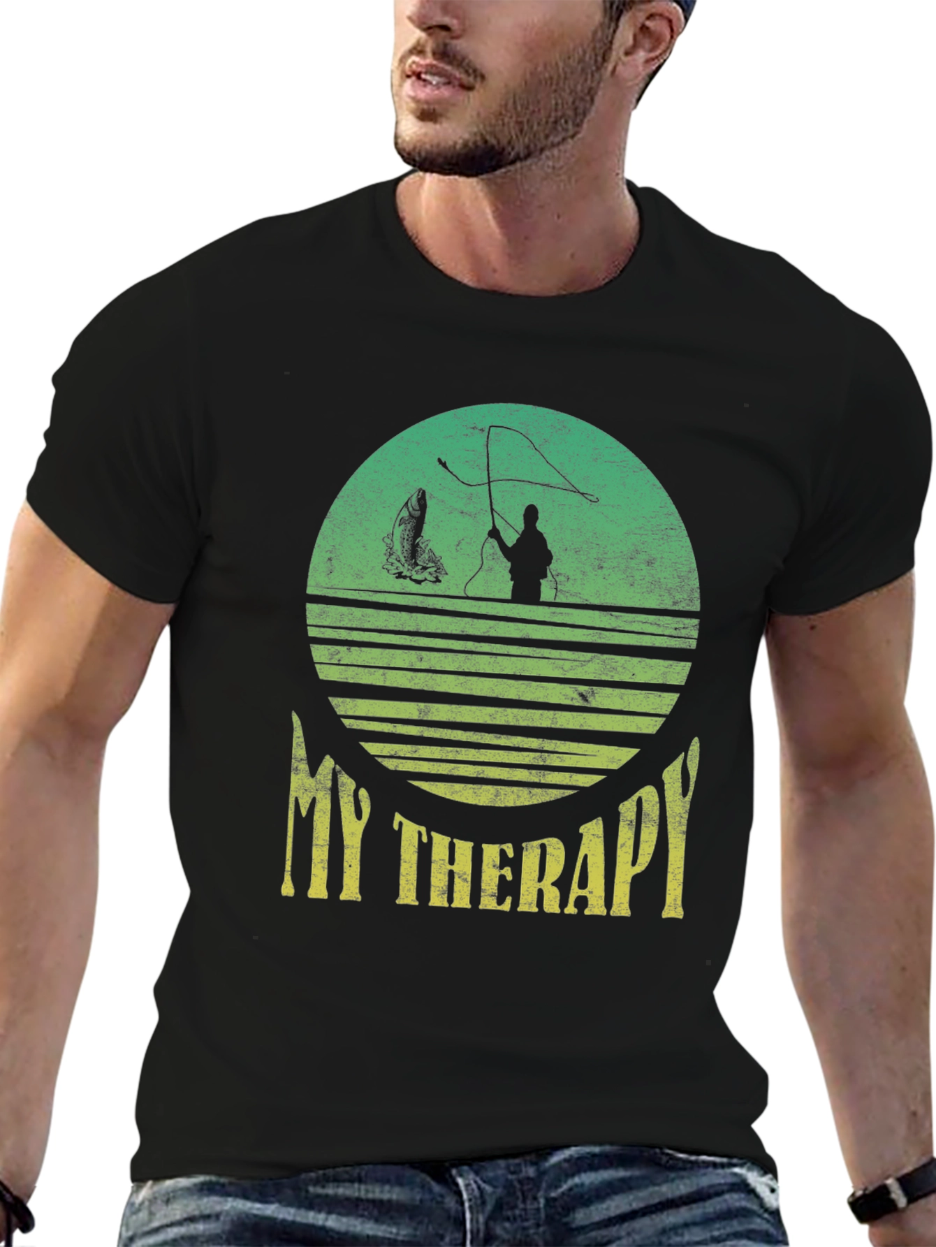 Fishing Therapy T-Shirt - Anglers Apparel