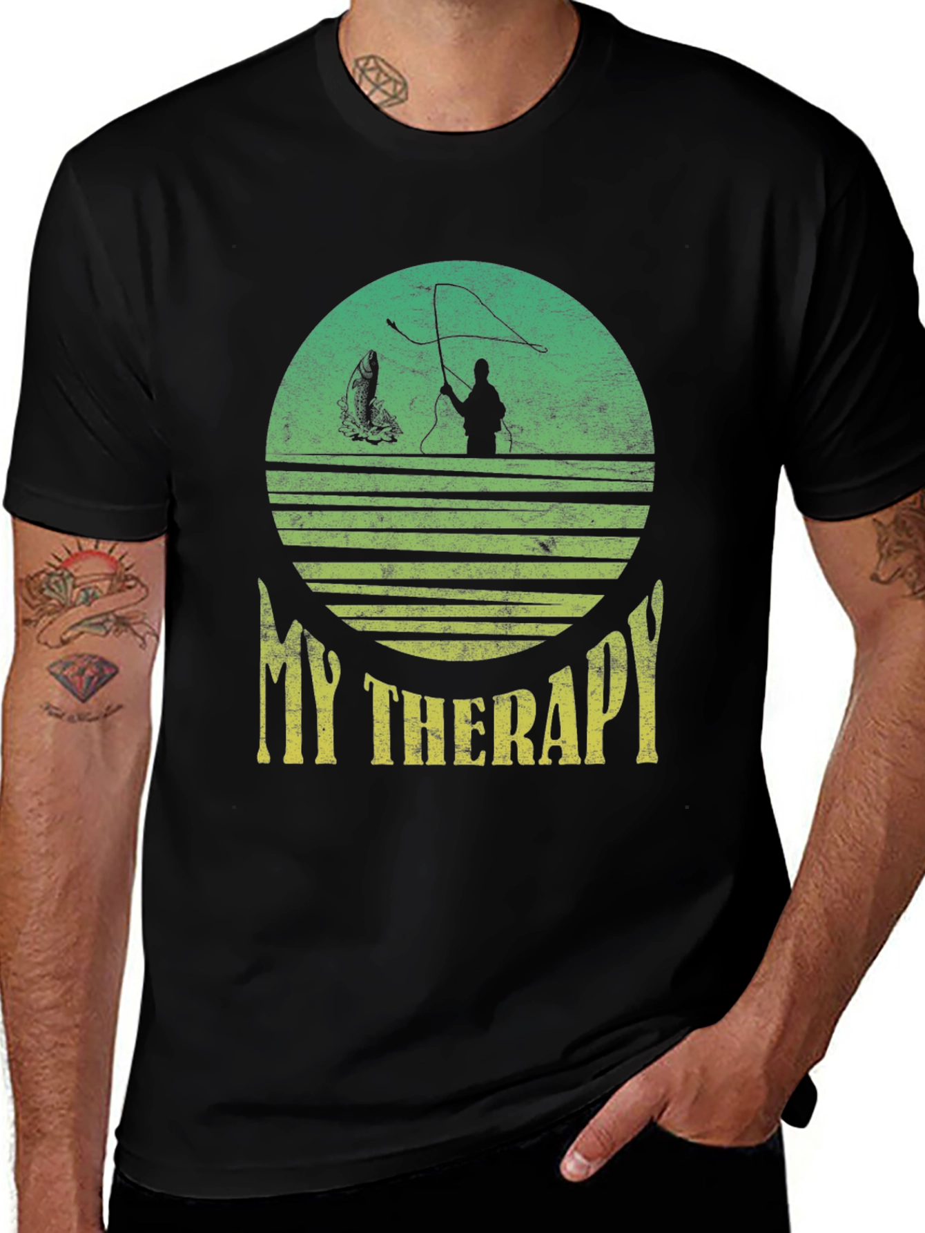 Fishing Therapy T-Shirt - Anglers Apparel