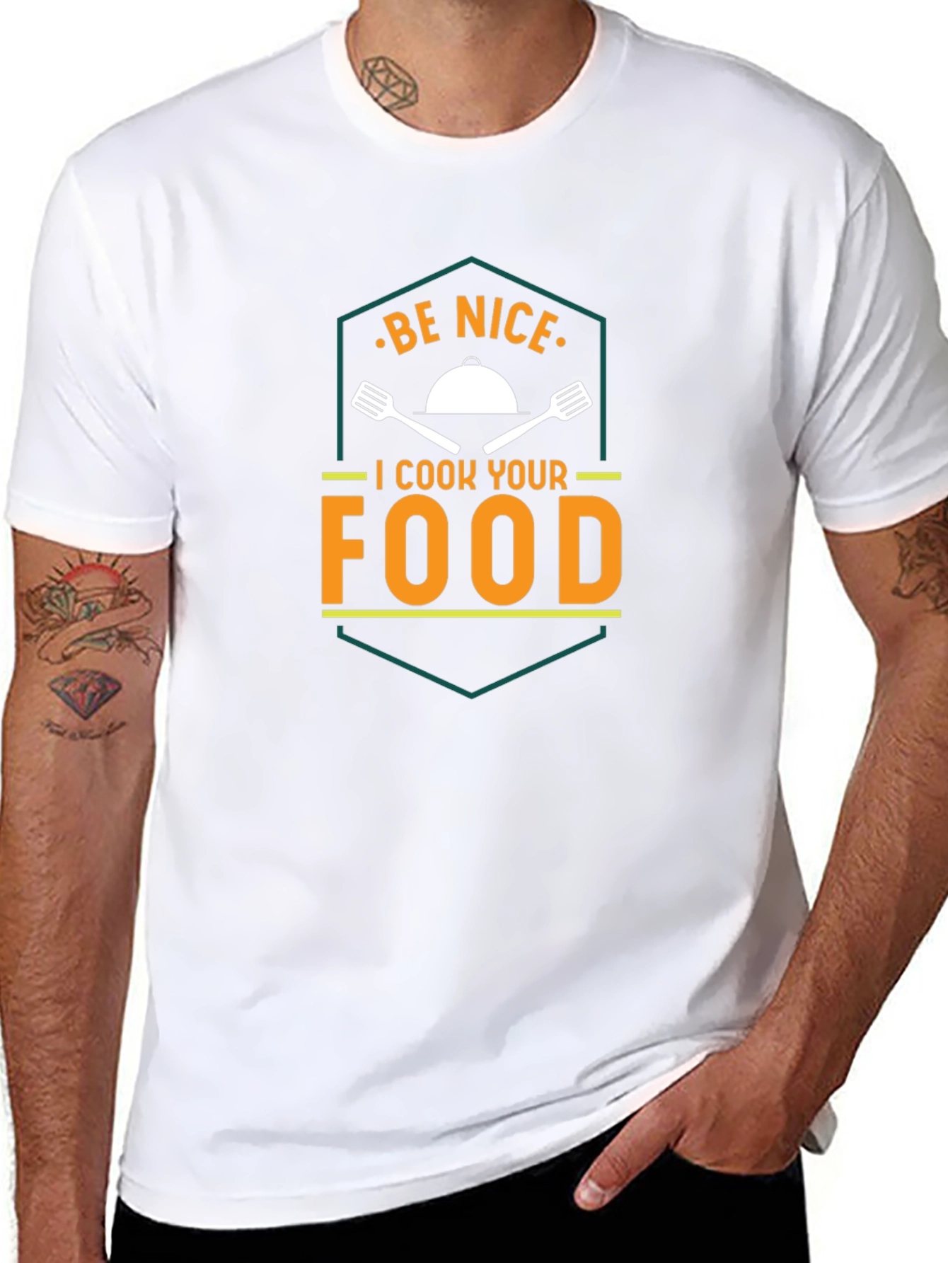 Be Nice I Cook Your Food Graphic Tee