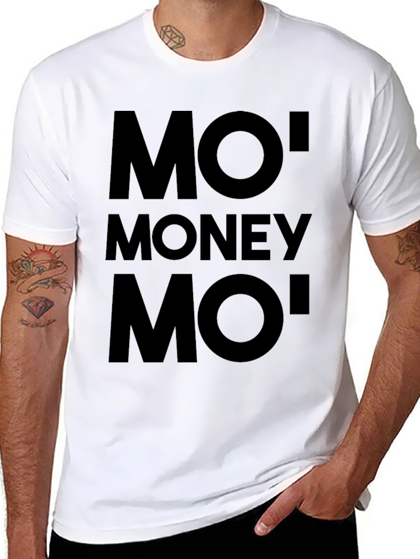 Mo Money Mo Problems Black Graphic Tee