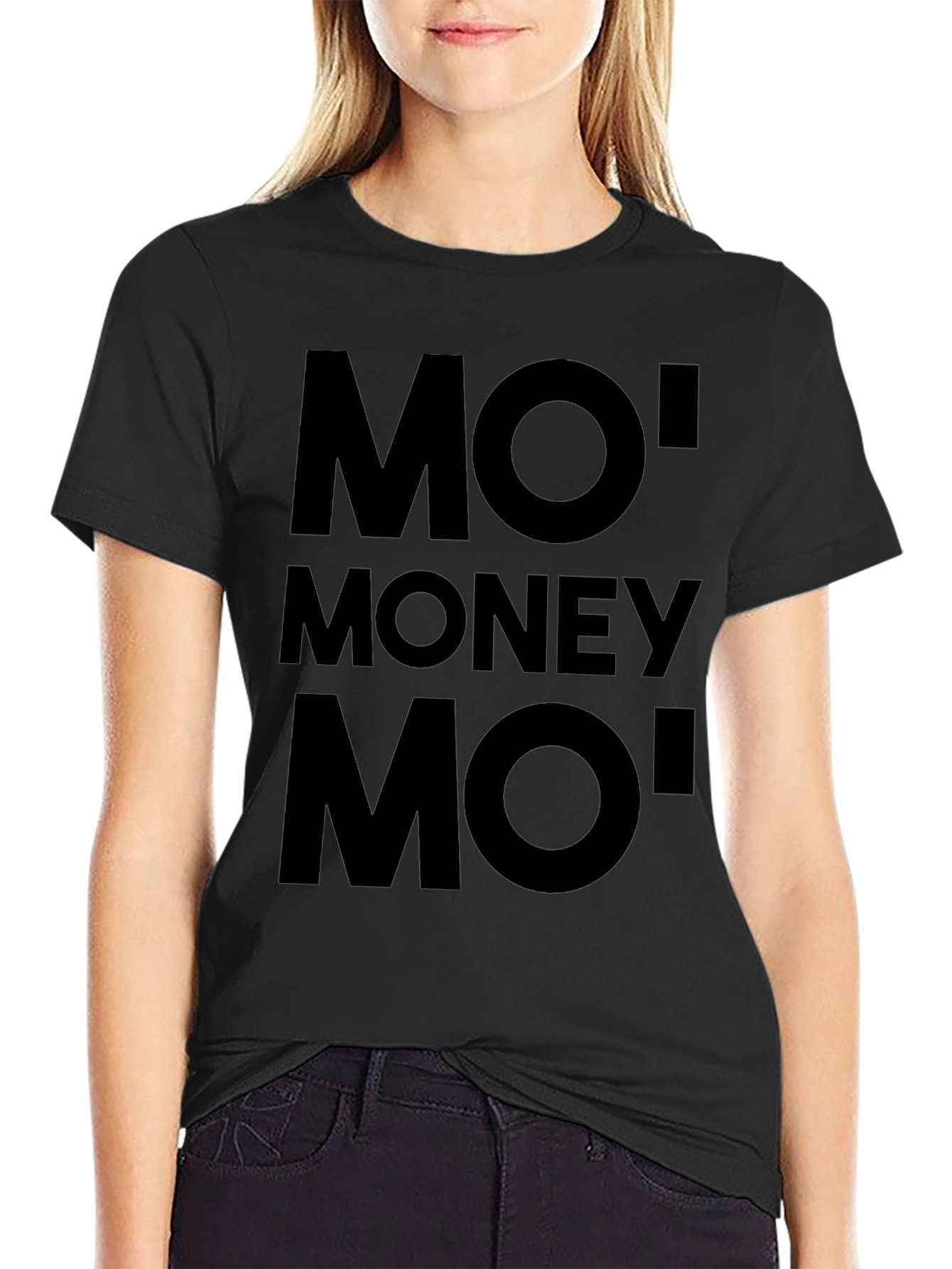 Mo Money Mo Problems Black Graphic Tee