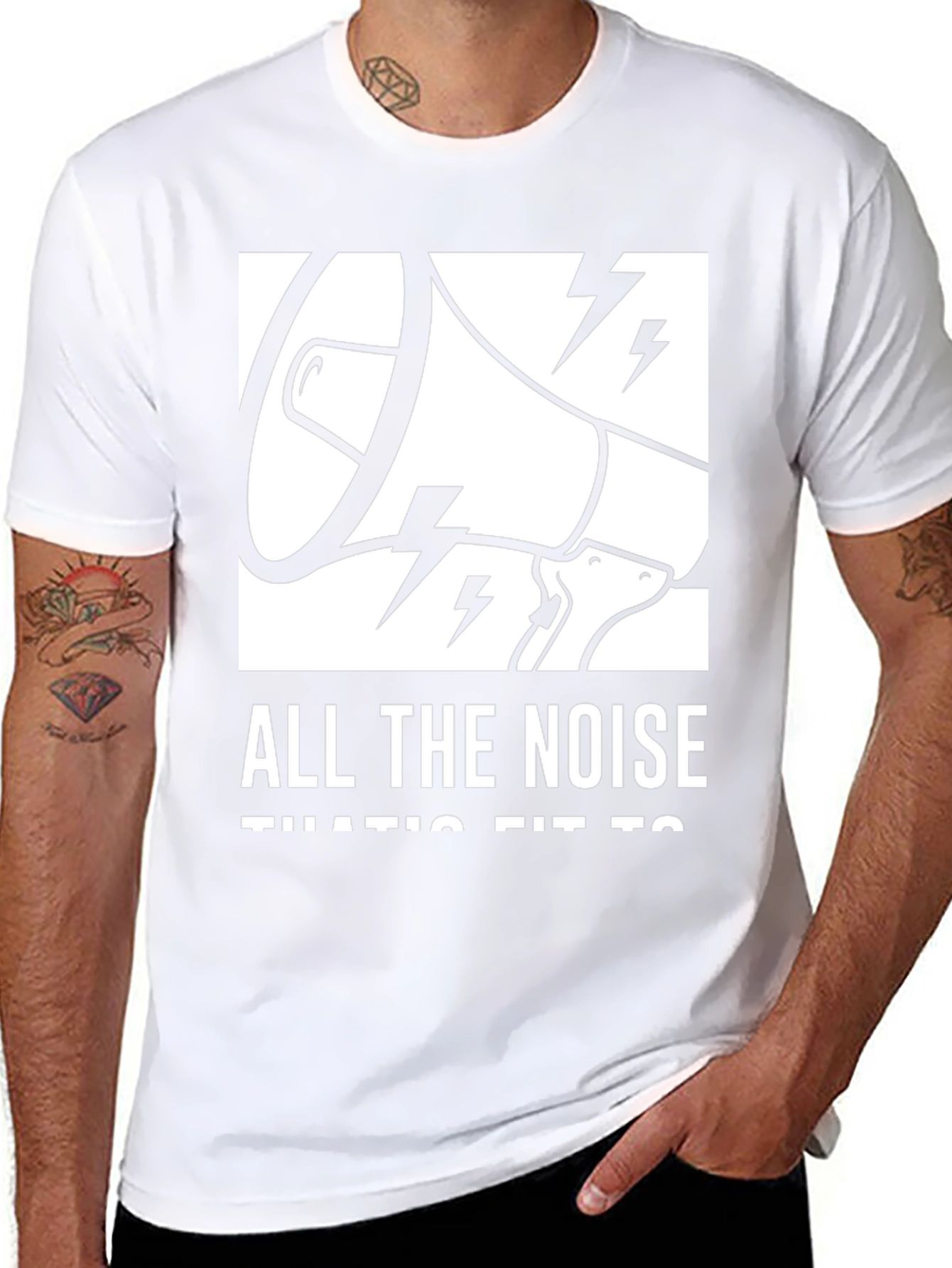All The Noise Graphic T-Shirt