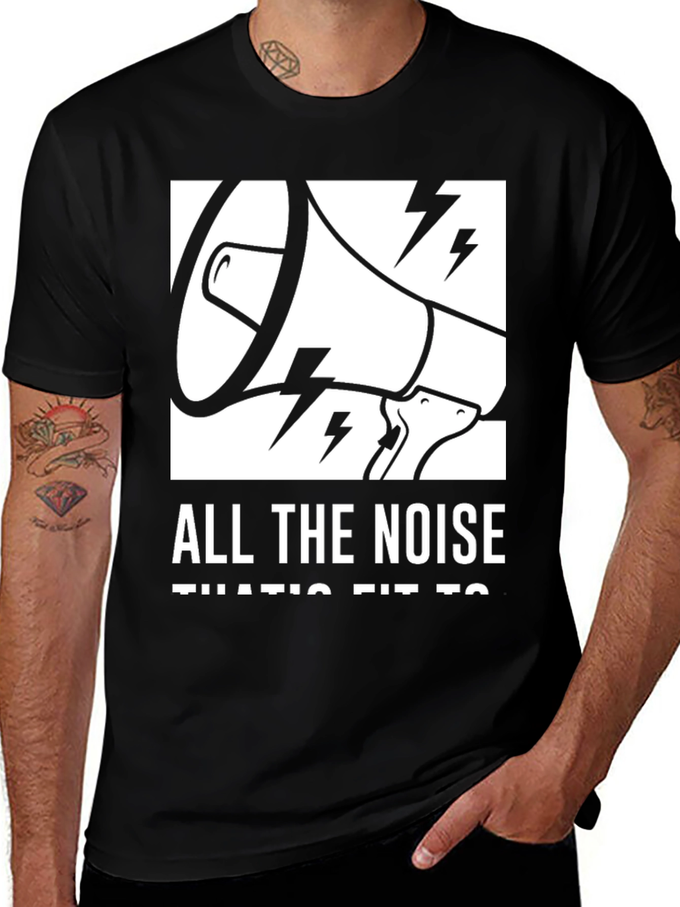 All The Noise Graphic T-Shirt