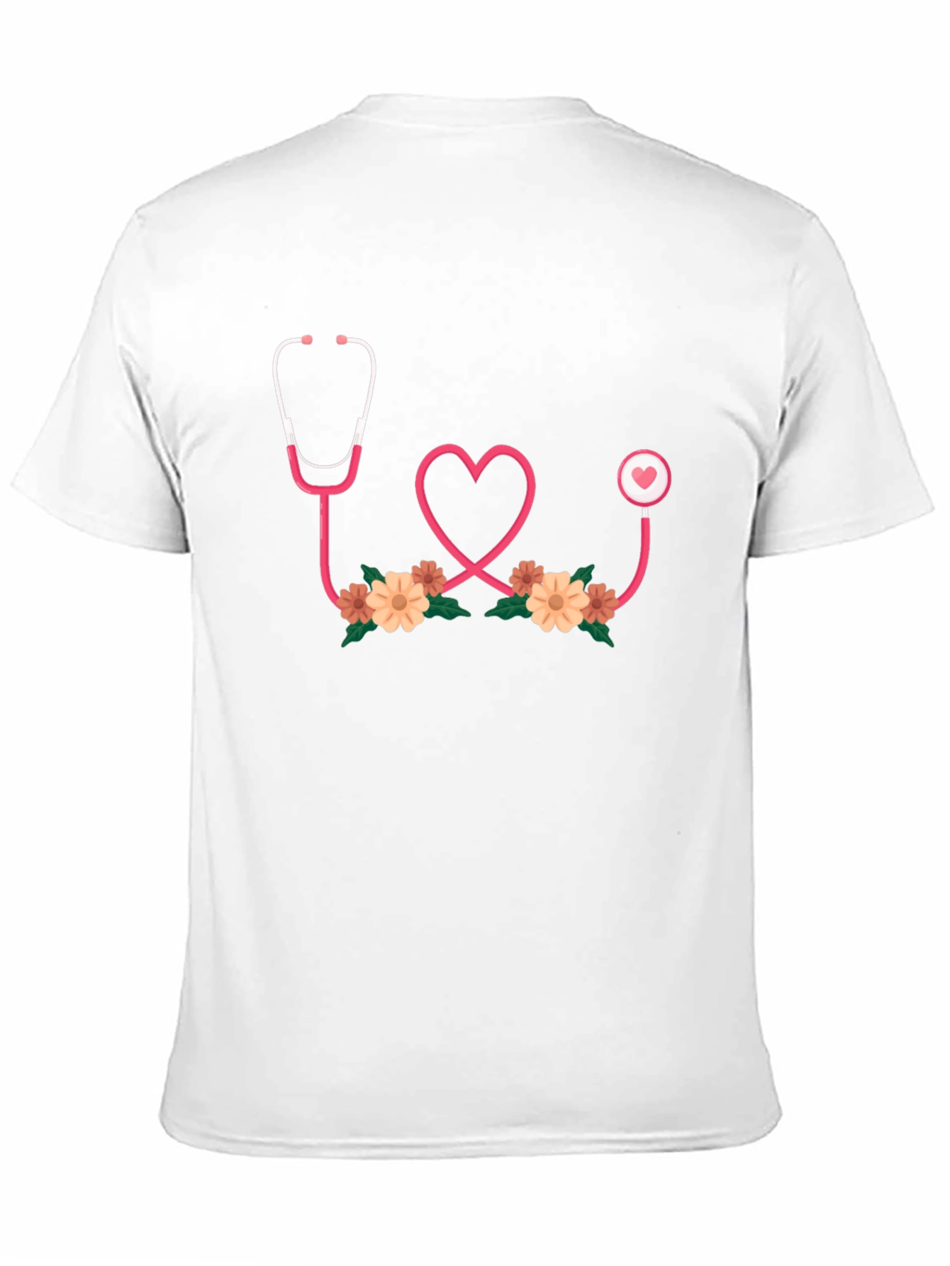 Heart Stethoscope Graphic Tee - Medical Love Shirt