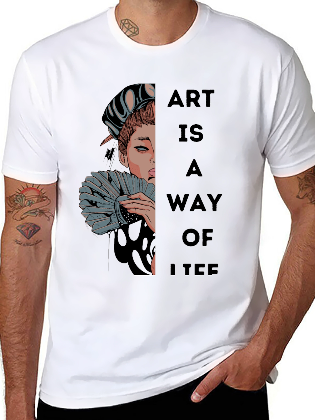 Art Is A Way Of Life Graphic Tee