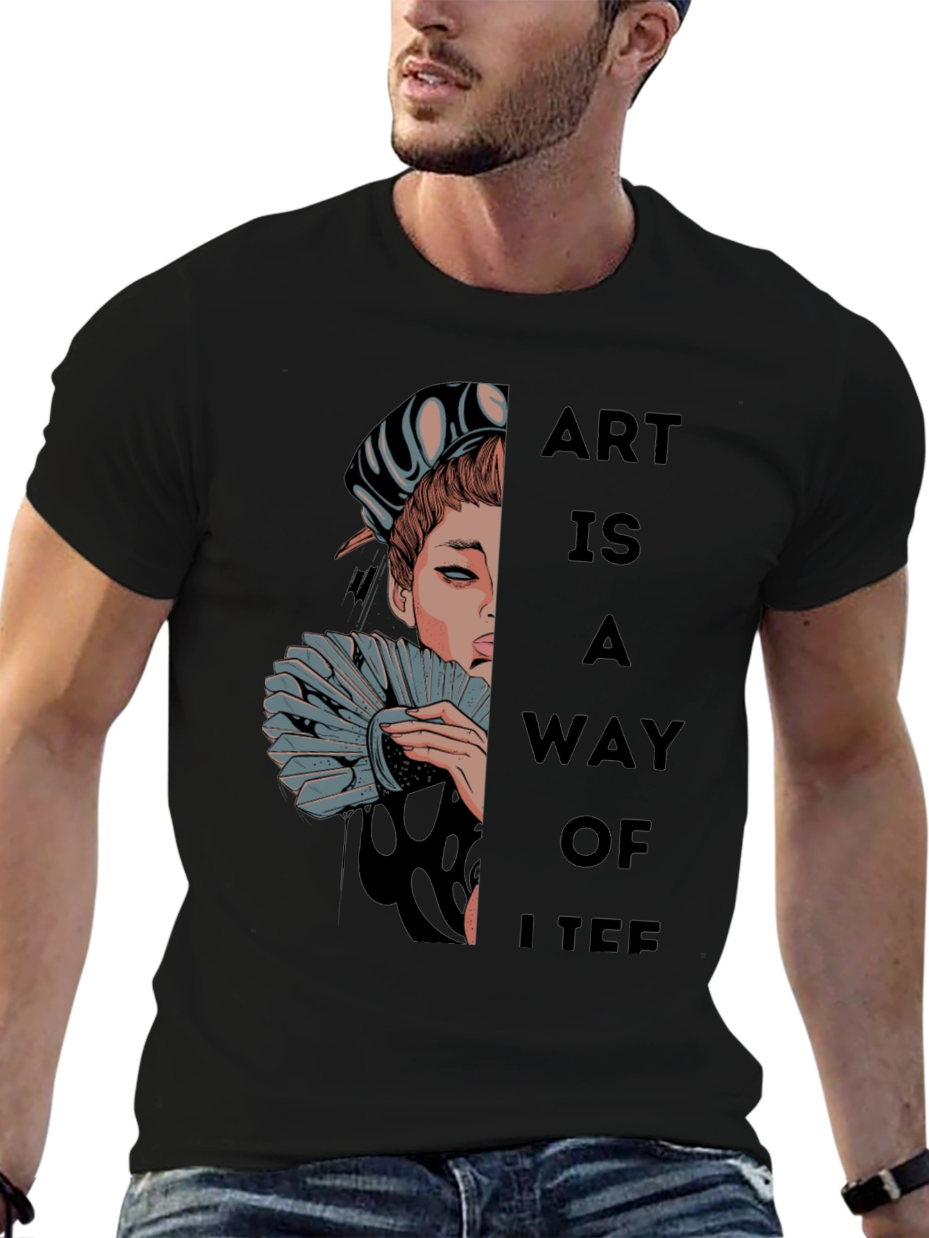 Art Is A Way Of Life Graphic Tee
