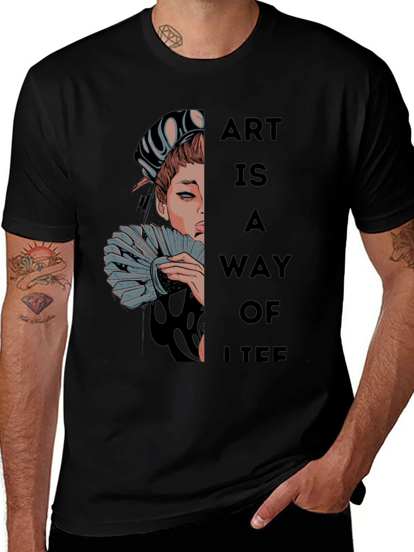 Art Is A Way Of Life Graphic Tee
