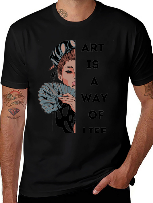 Art Is A Way Of Life Graphic Tee
