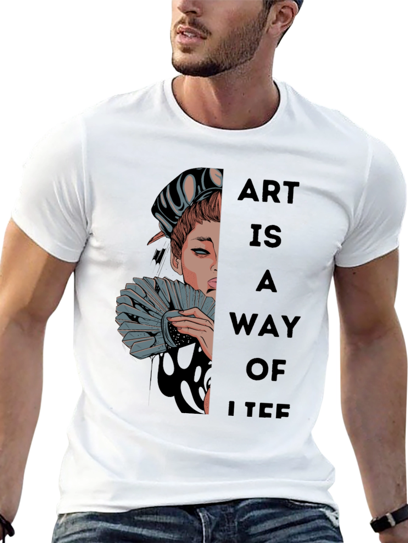 Art Is A Way Of Life Graphic Tee