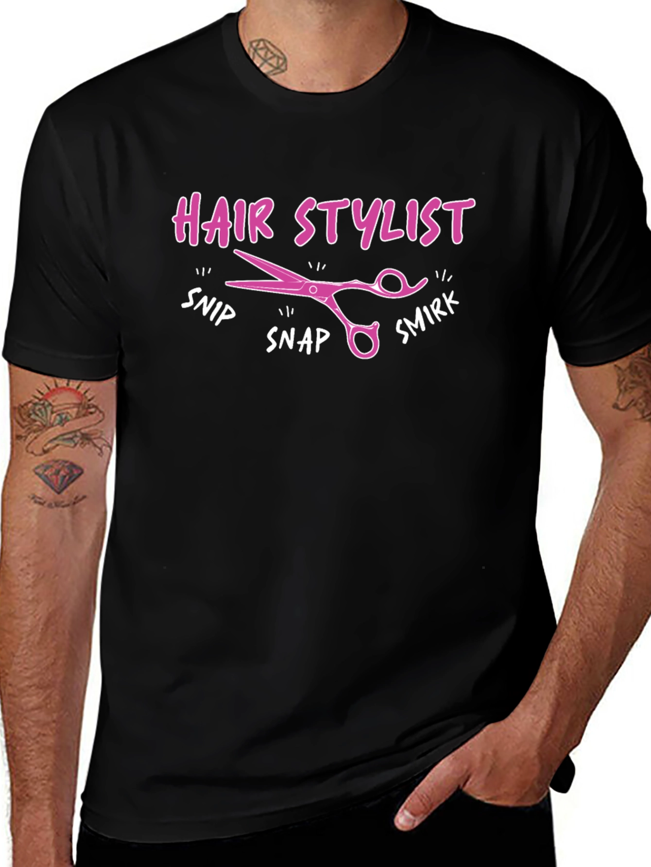 Hair Stylist T-Shirt - Snip Snap Smirk!