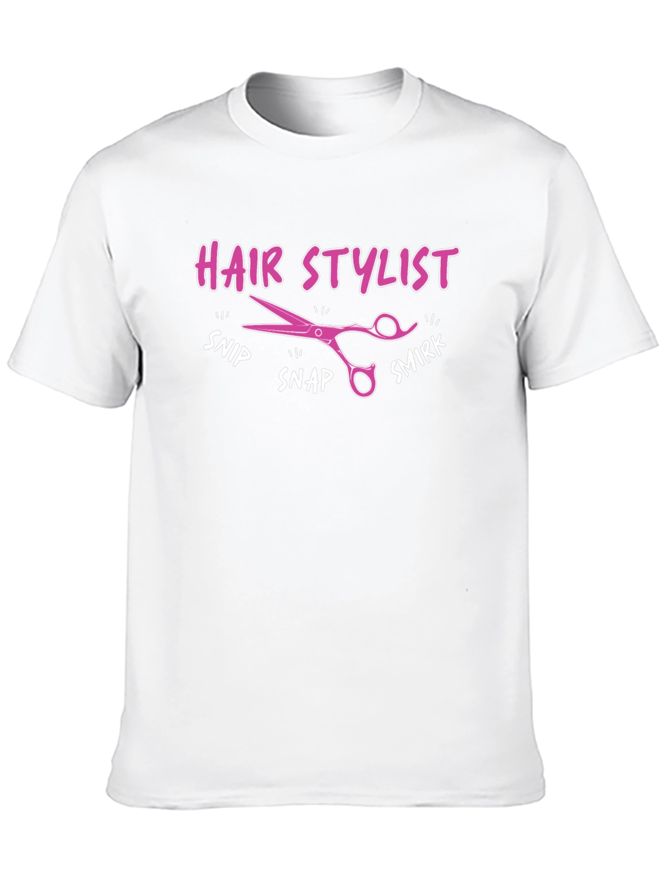 Hair Stylist T-Shirt - Snip Snap Smirk!