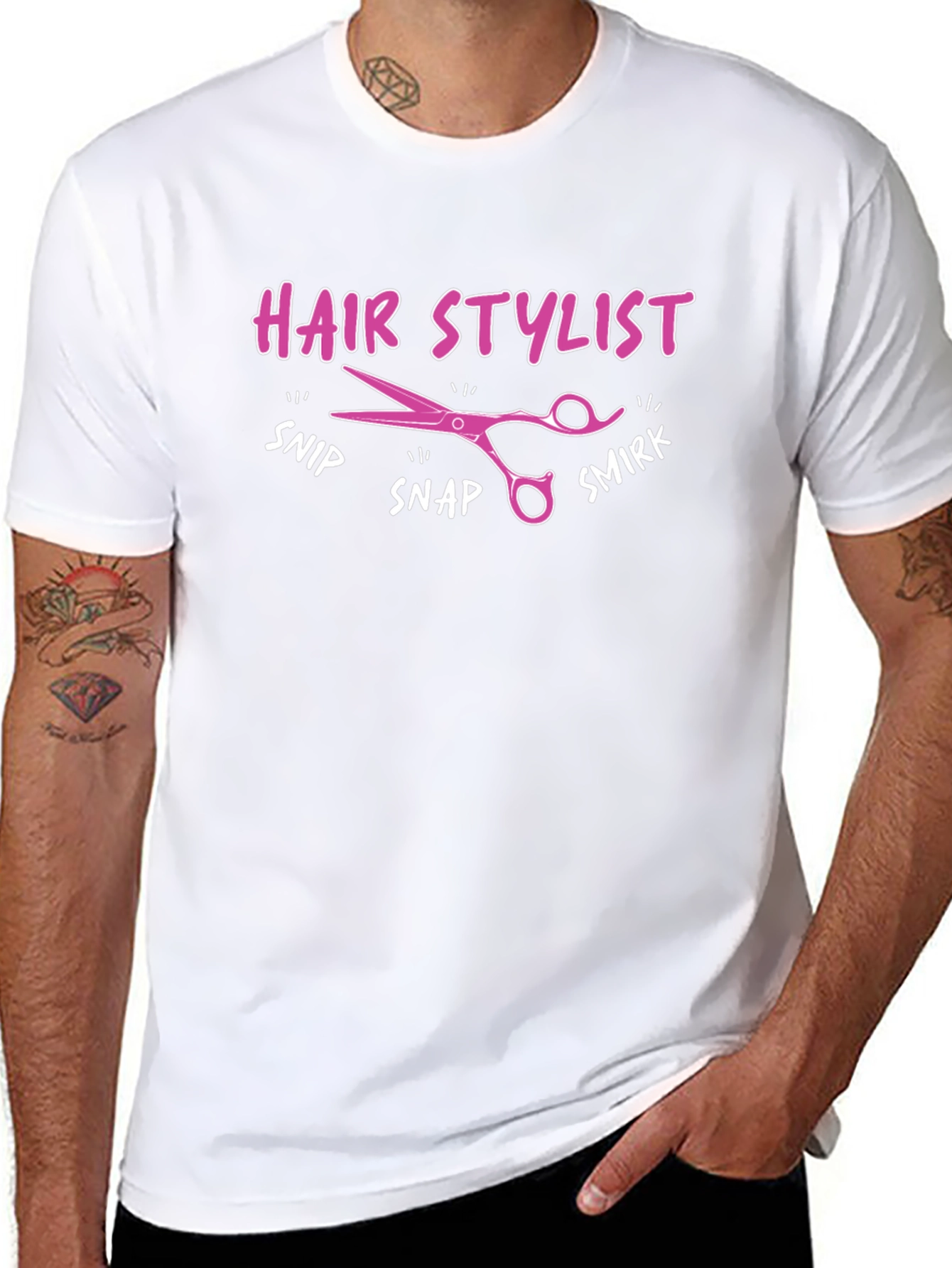 Hair Stylist T-Shirt - Snip Snap Smirk!