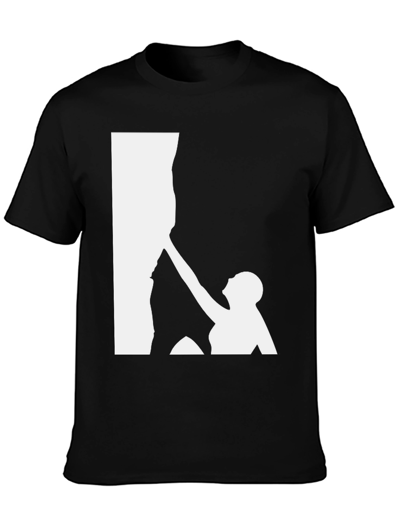 Rock Climbing Graphic Tee - Black