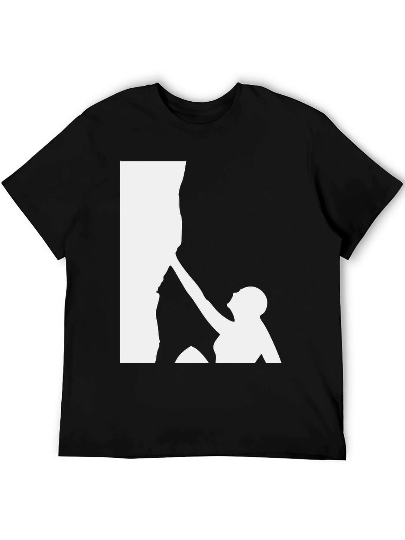 Rock Climbing Graphic Tee - Black