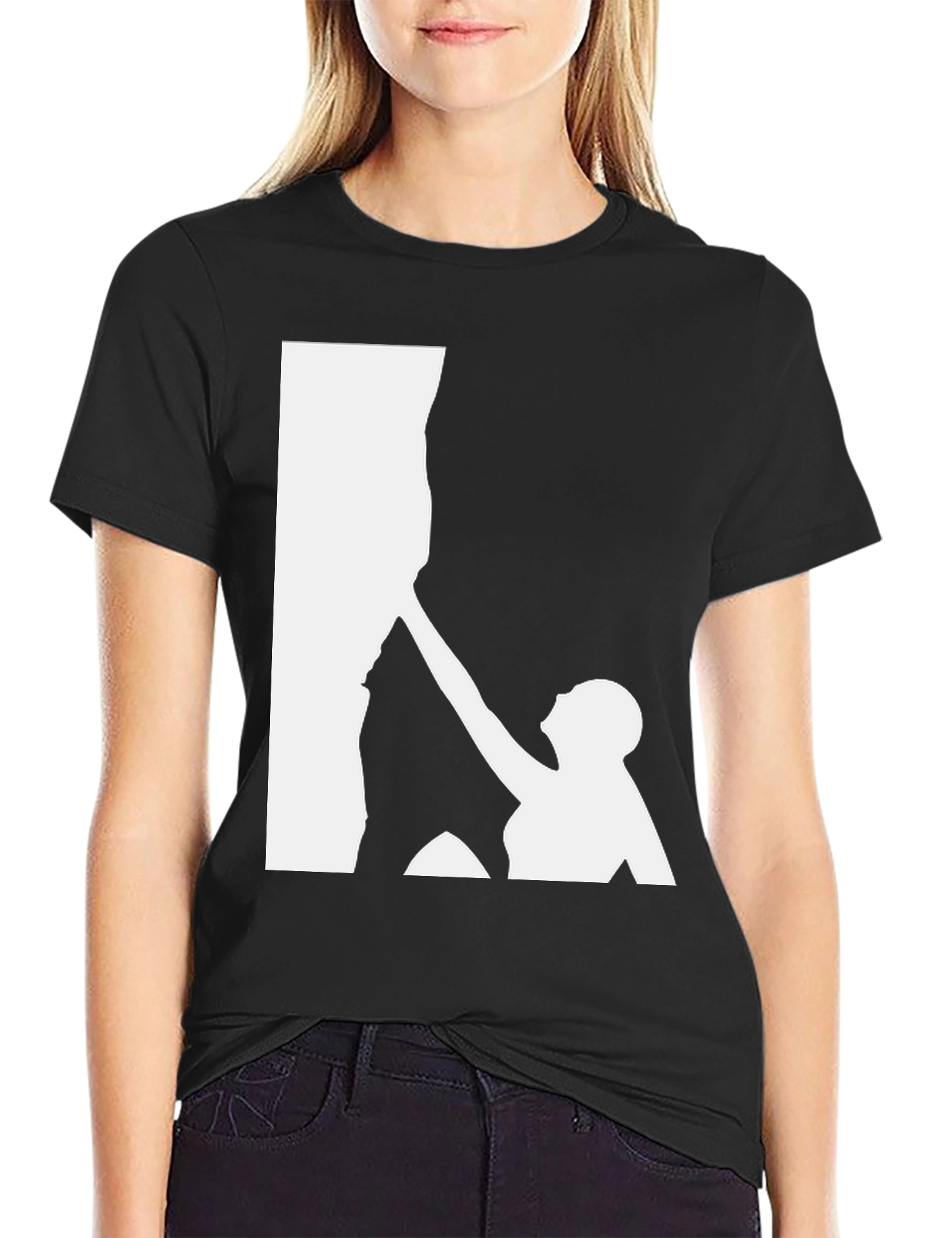 Rock Climbing Graphic Tee - Black