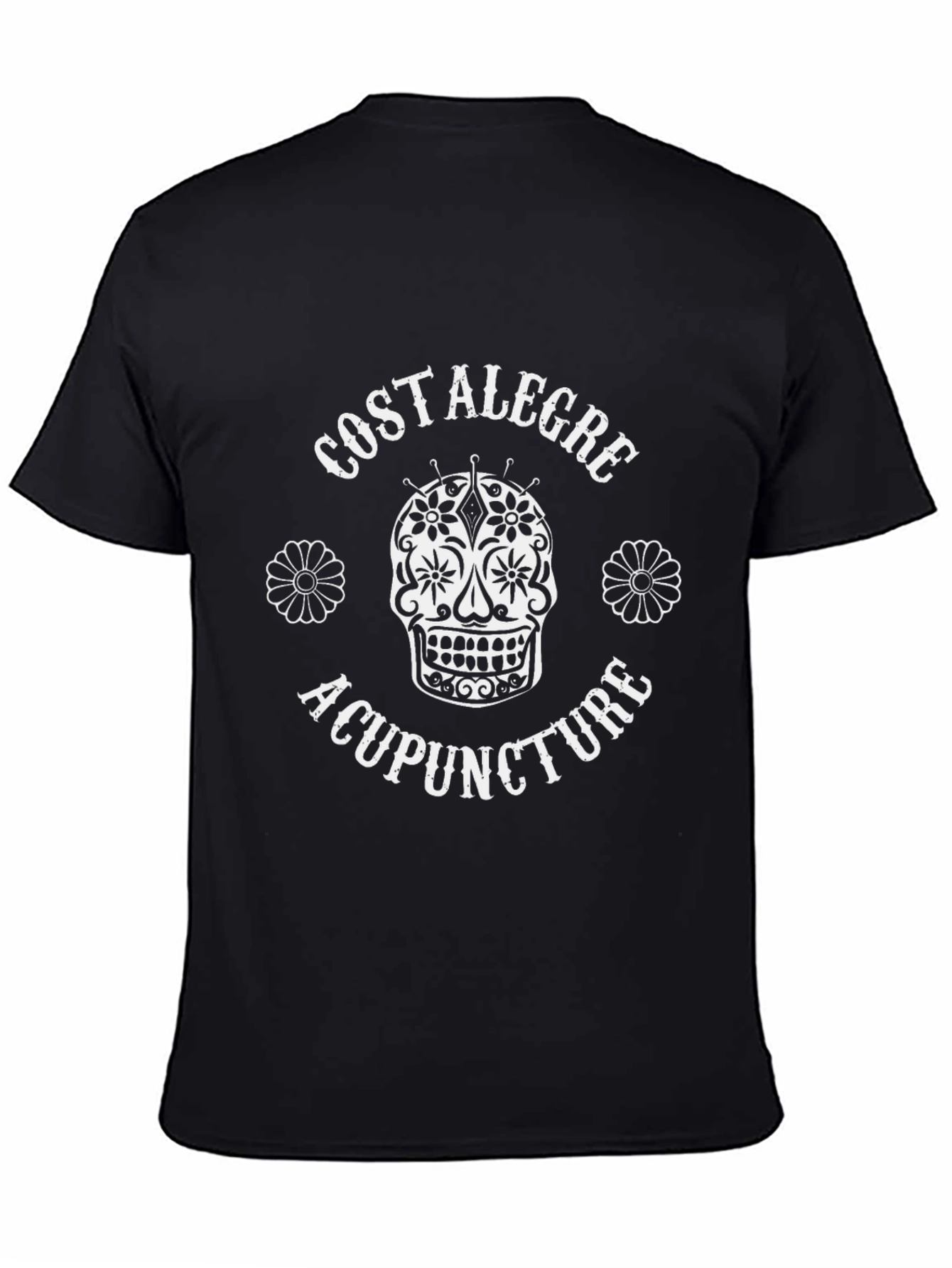 Costa Alegre Acupuncture Sugar Skull T-Shirt