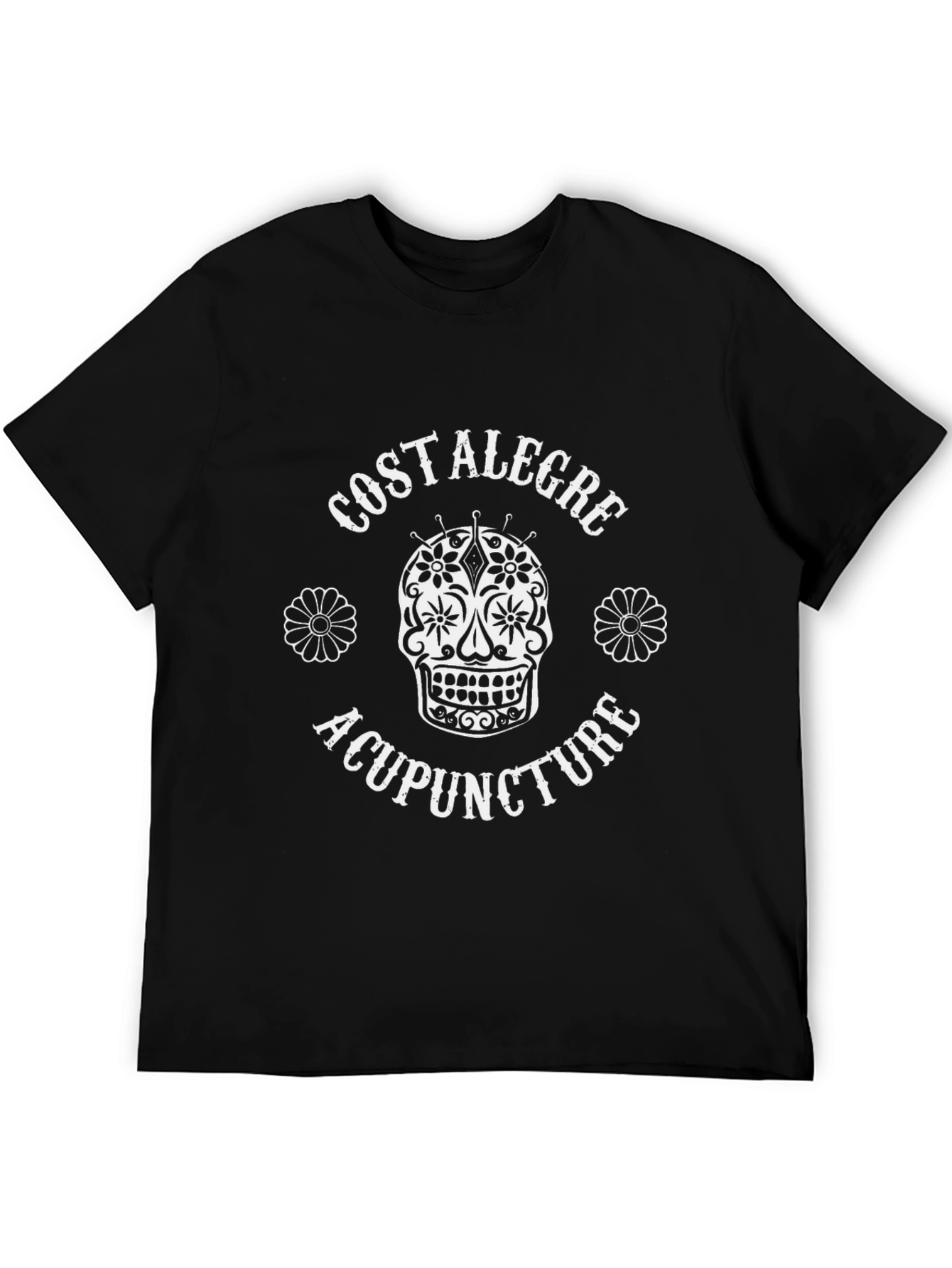 Costa Alegre Acupuncture Sugar Skull T-Shirt