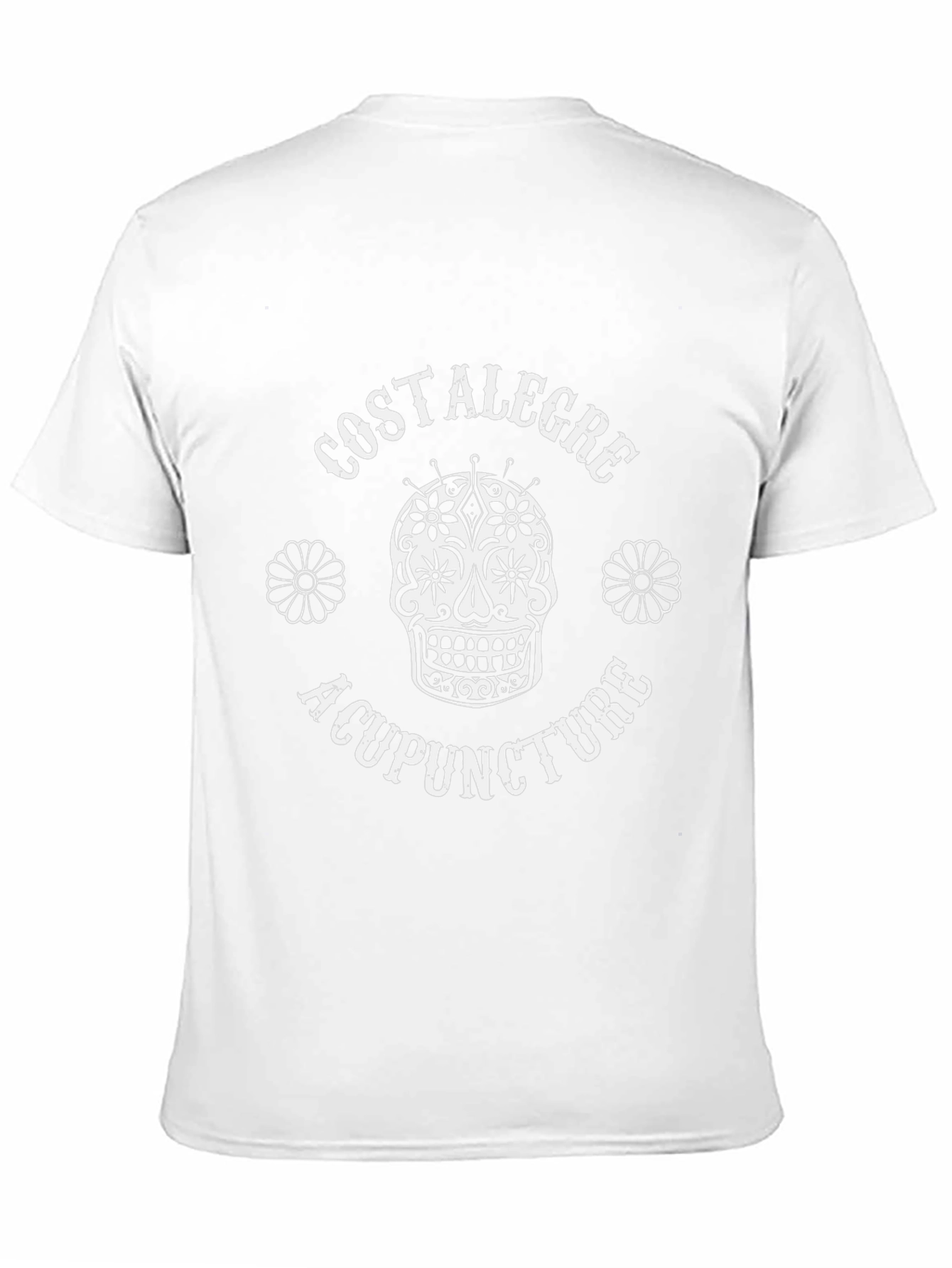 Costa Alegre Acupuncture Sugar Skull T-Shirt