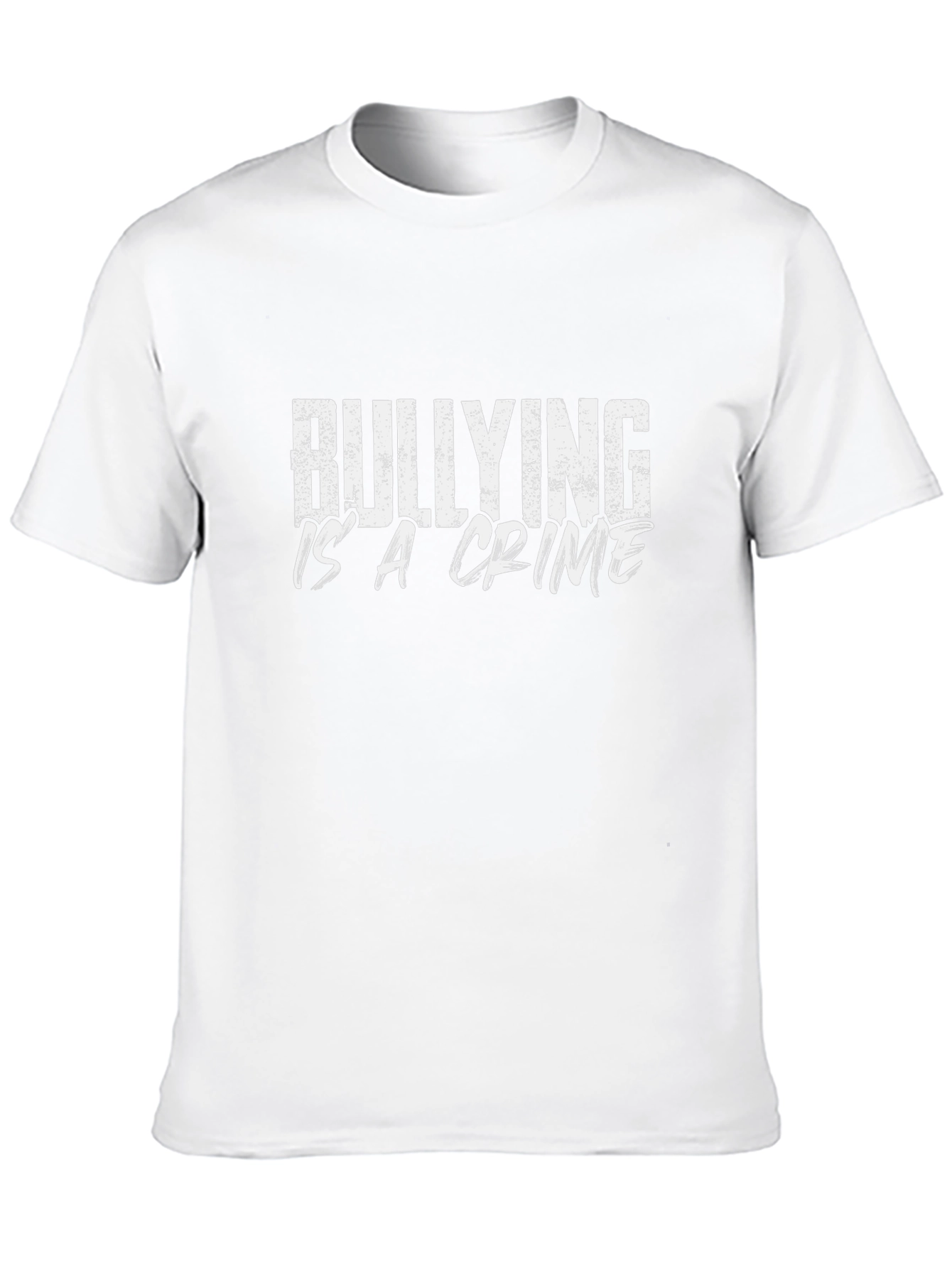 Bullying Is A Crime Black Graphic T-Shirt