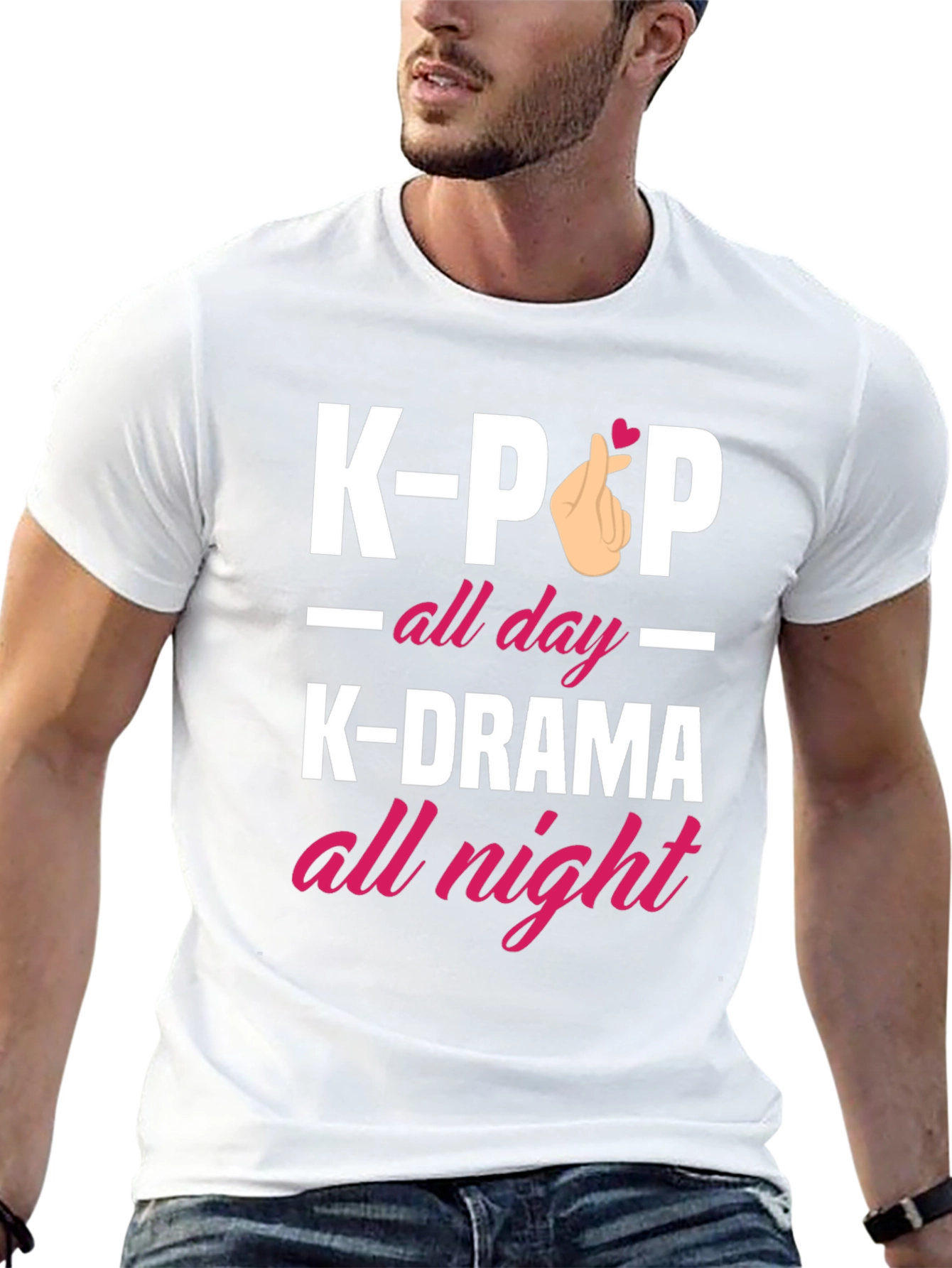K-Pop All Day K-Drama All Night T-Shirt