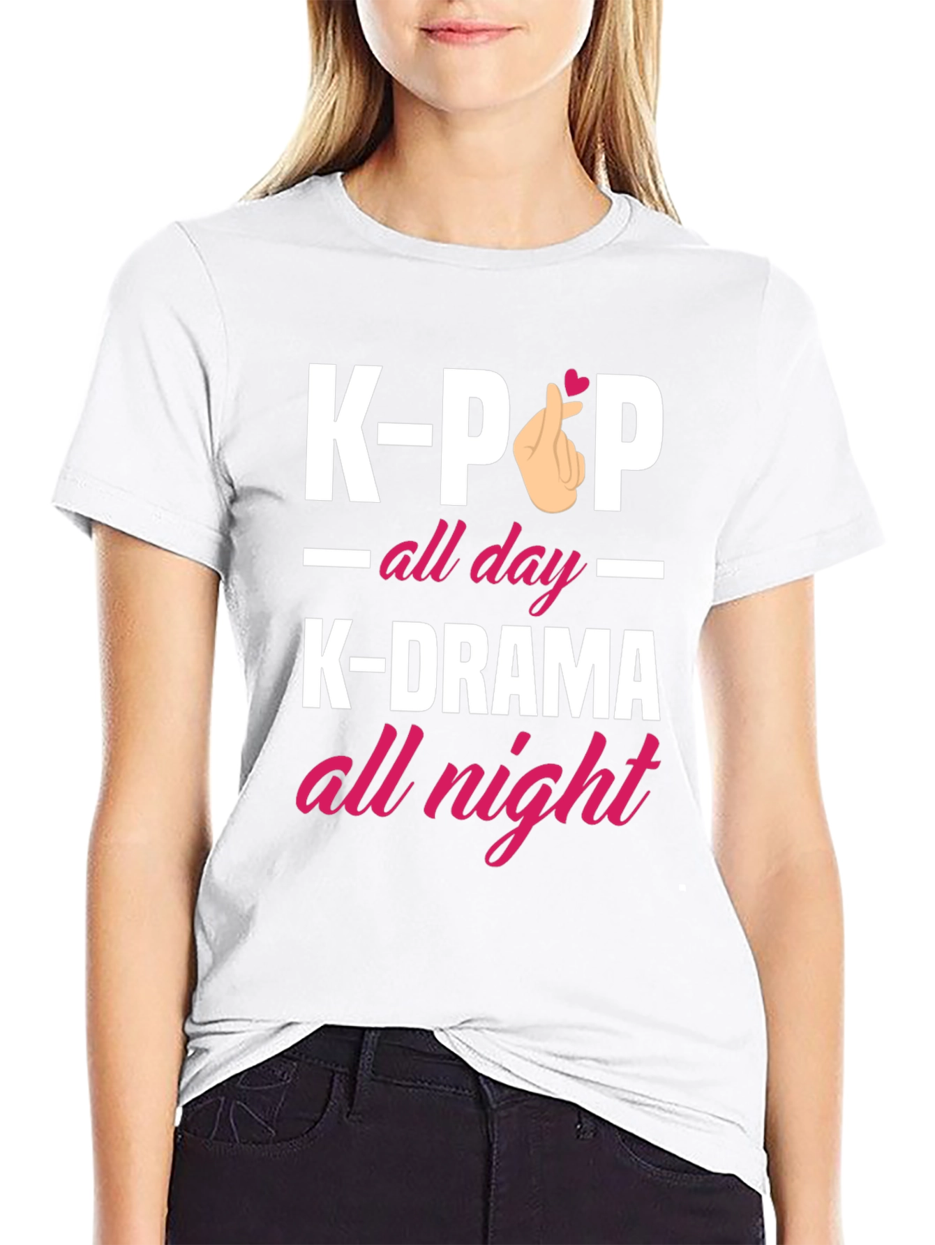 K-Pop All Day K-Drama All Night T-Shirt