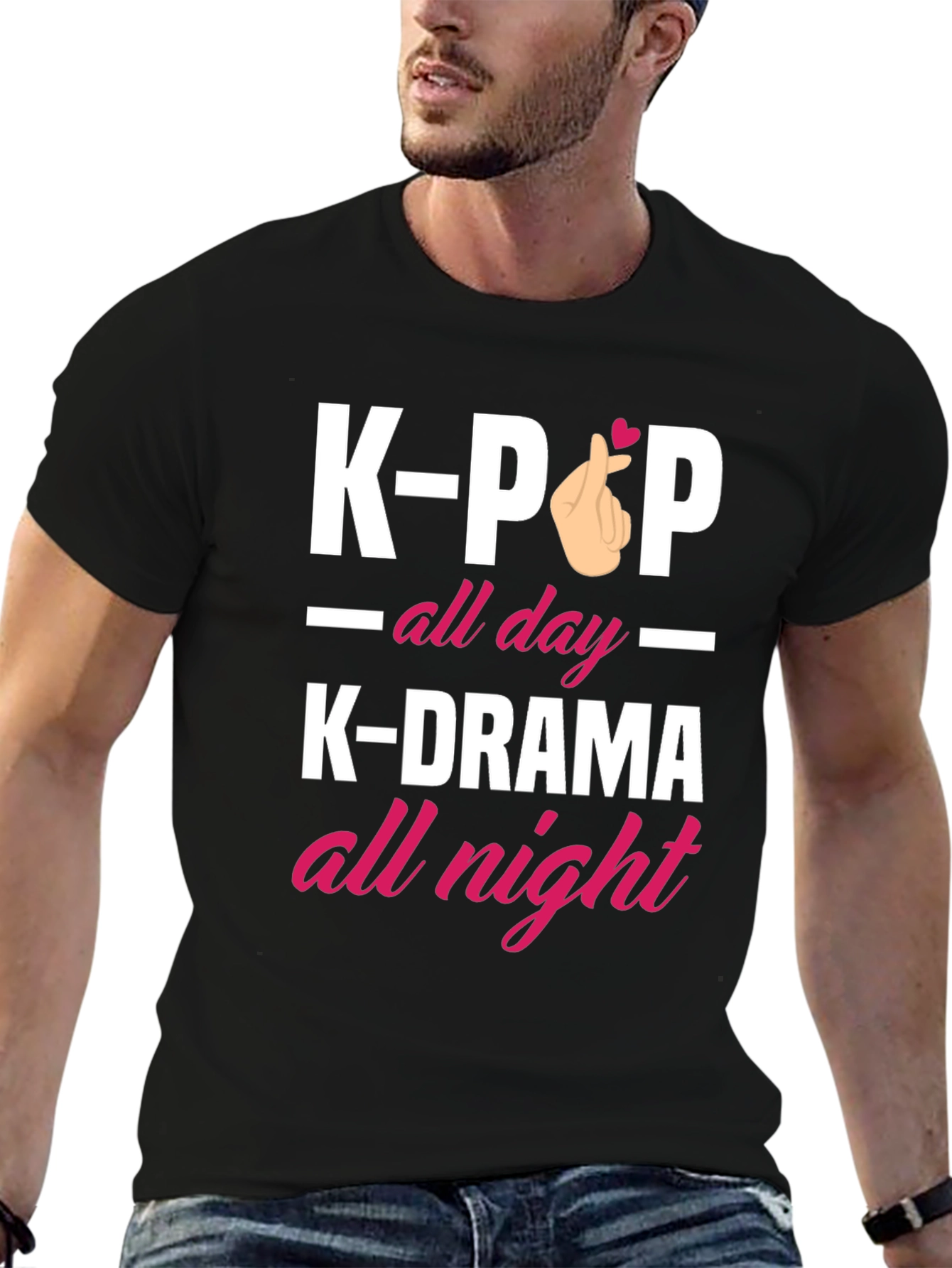 K-Pop All Day K-Drama All Night T-Shirt